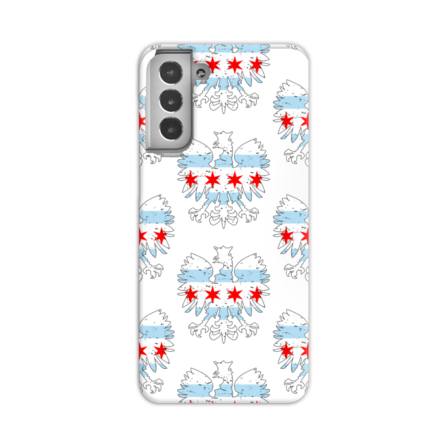 Chicago Flag Polish Slim Phone Case