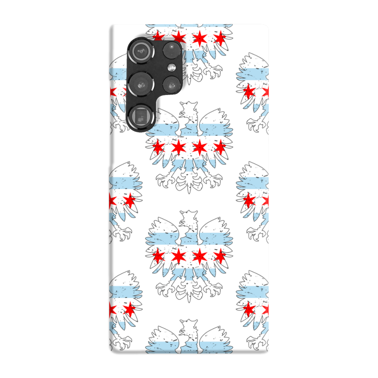 Chicago Flag Polish Slim Phone Case