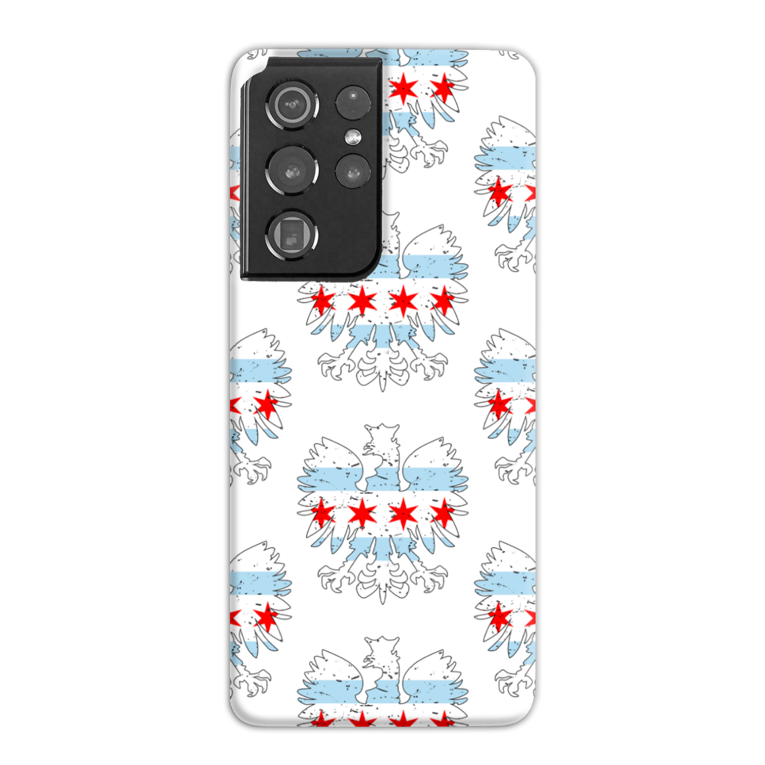 Chicago Flag Polish Slim Phone Case