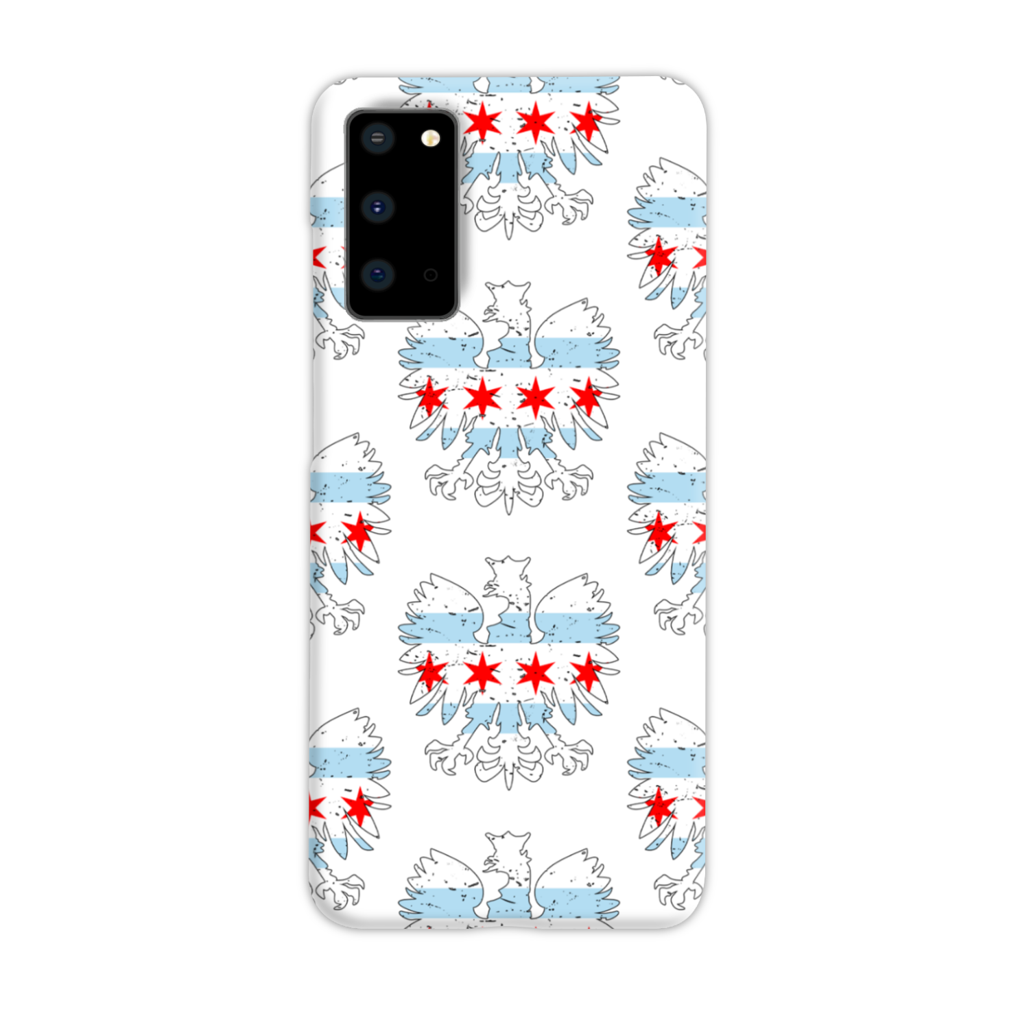 Chicago Flag Polish Slim Phone Case
