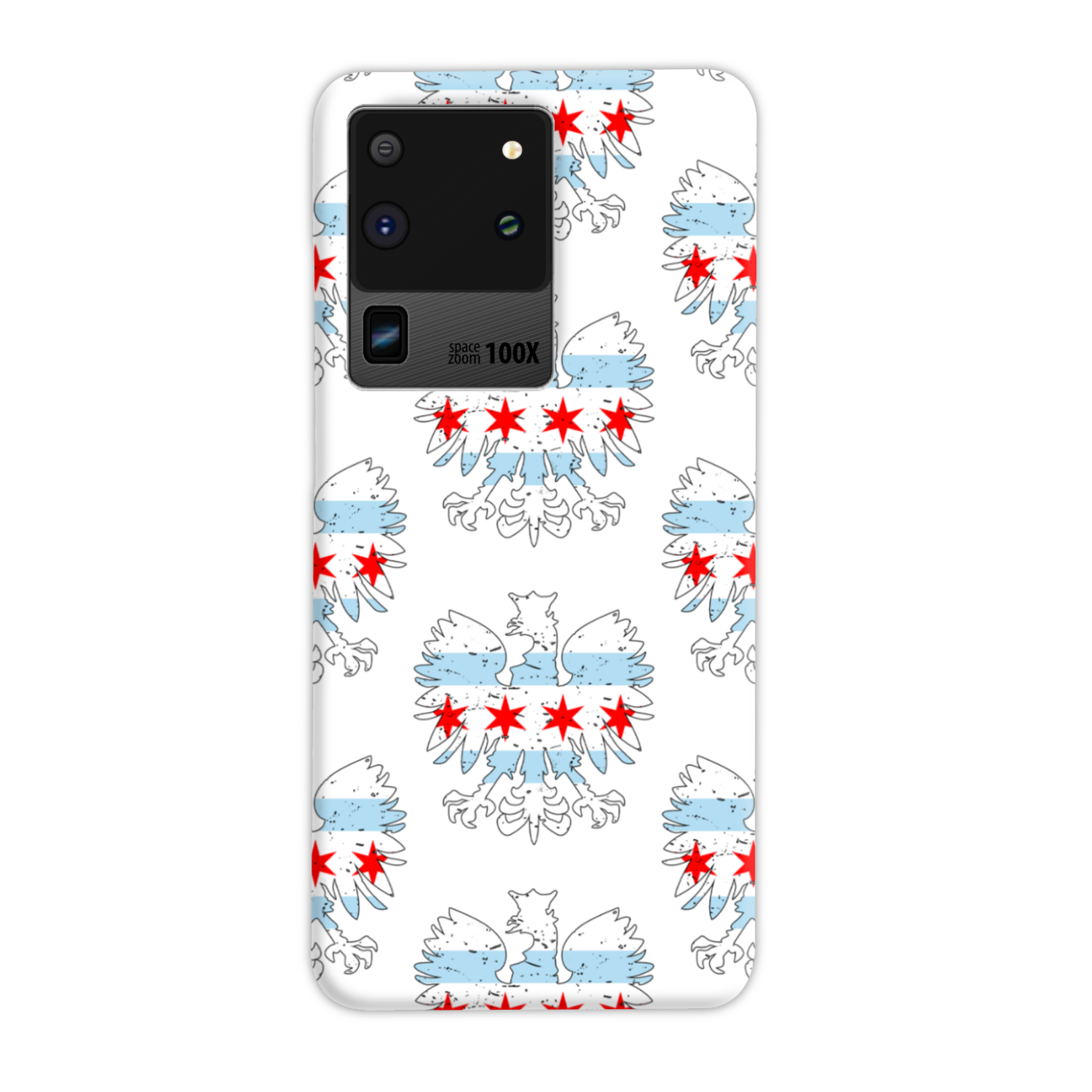 Chicago Flag Polish Slim Phone Case