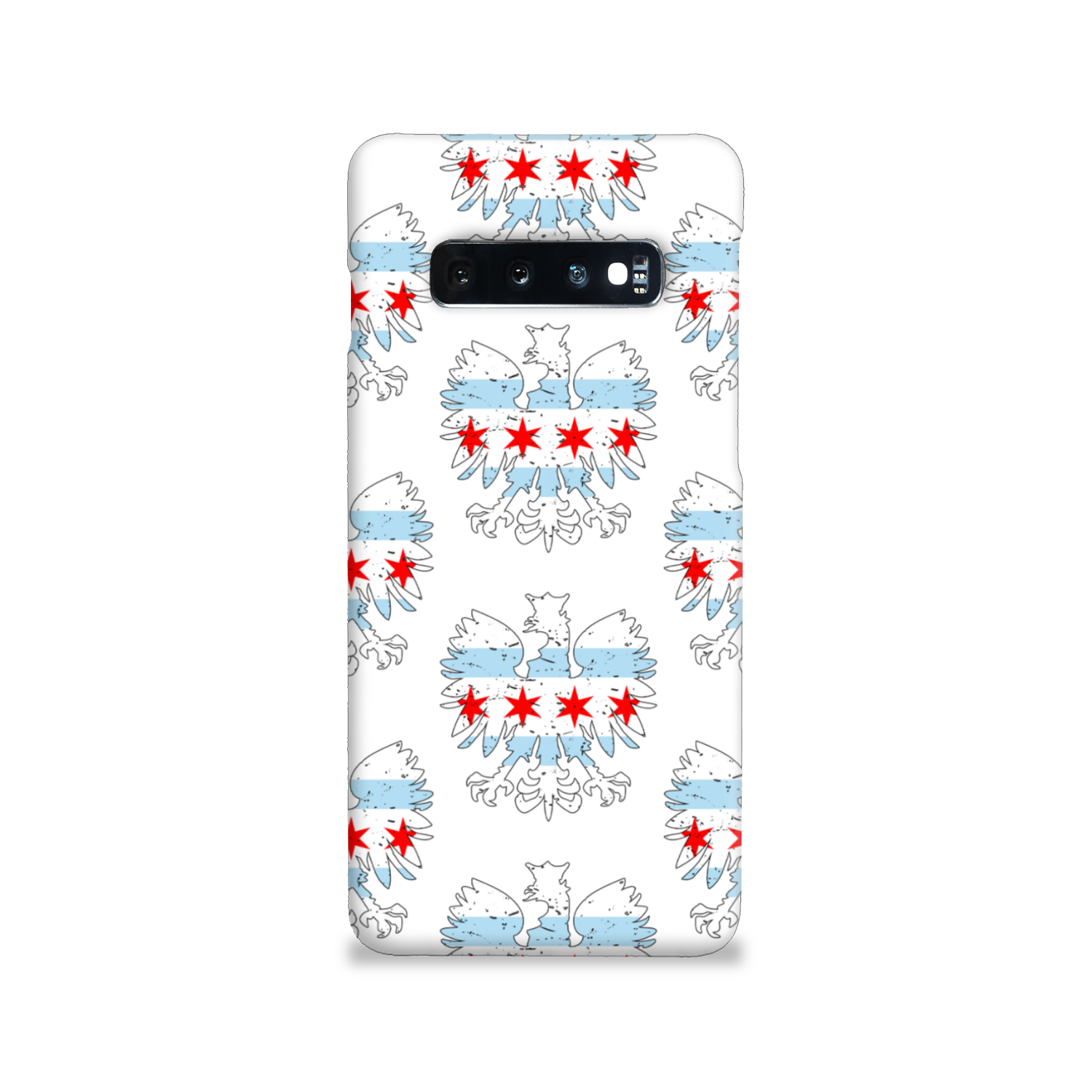 Chicago Flag Polish Slim Phone Case