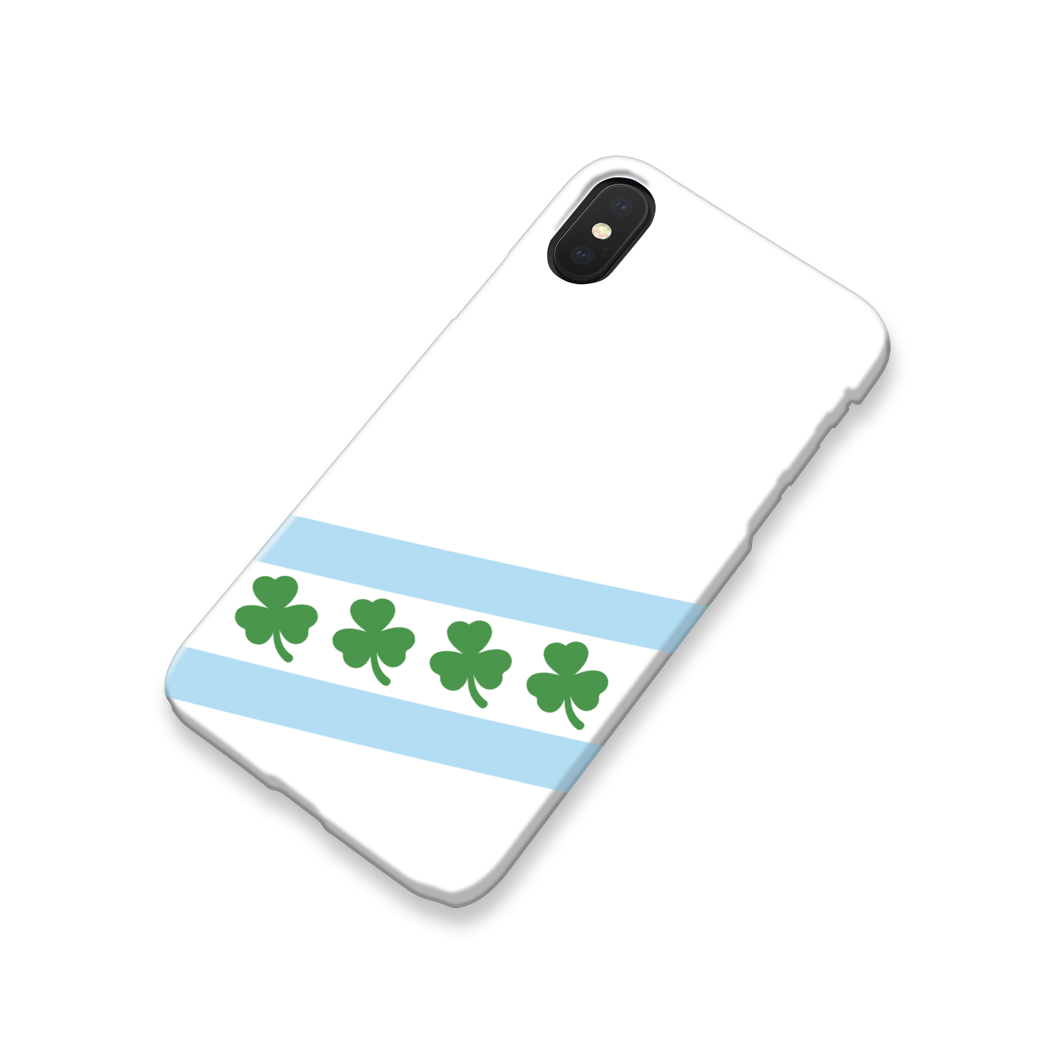 Chicago Flag Shamrock Slim Phone Case