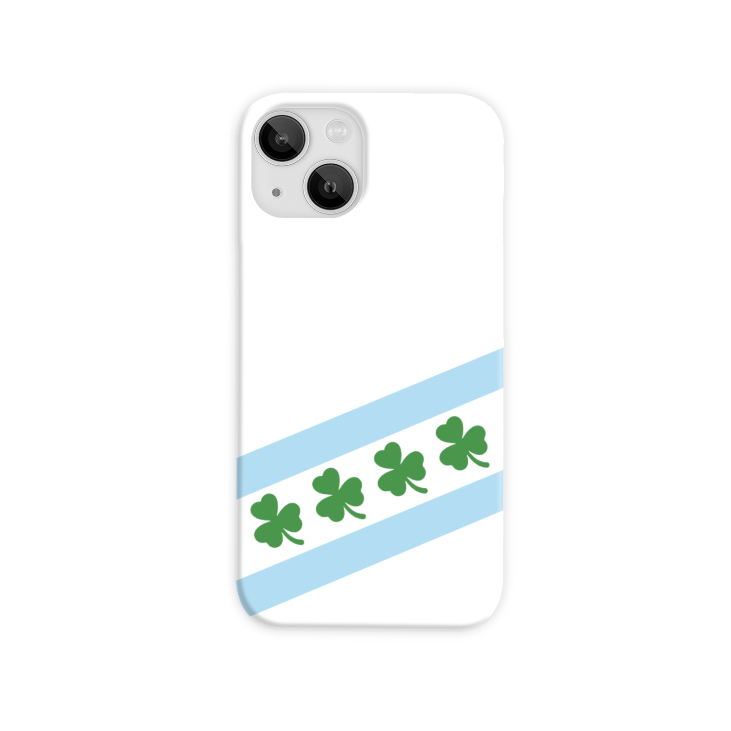 Chicago Flag Shamrock Slim Phone Case