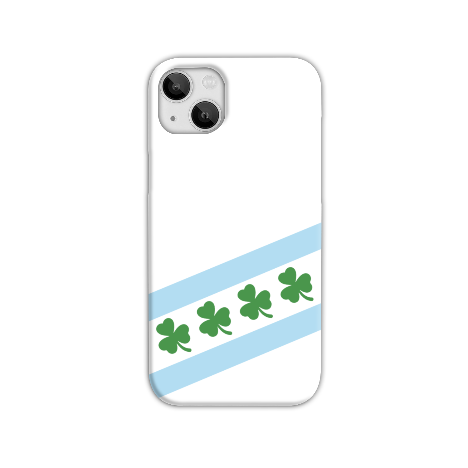 Chicago Flag Shamrock Slim Phone Case