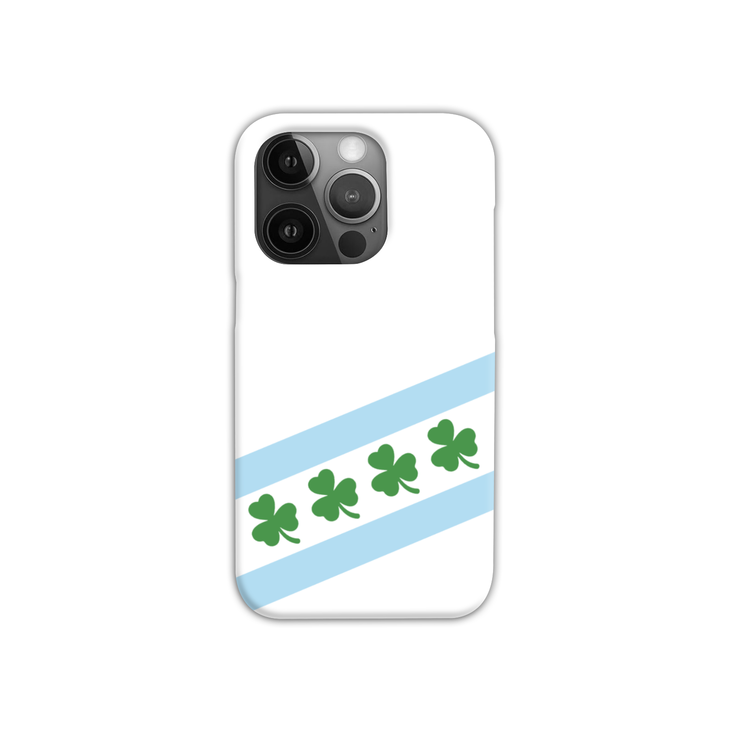 Chicago Flag Shamrock Slim Phone Case