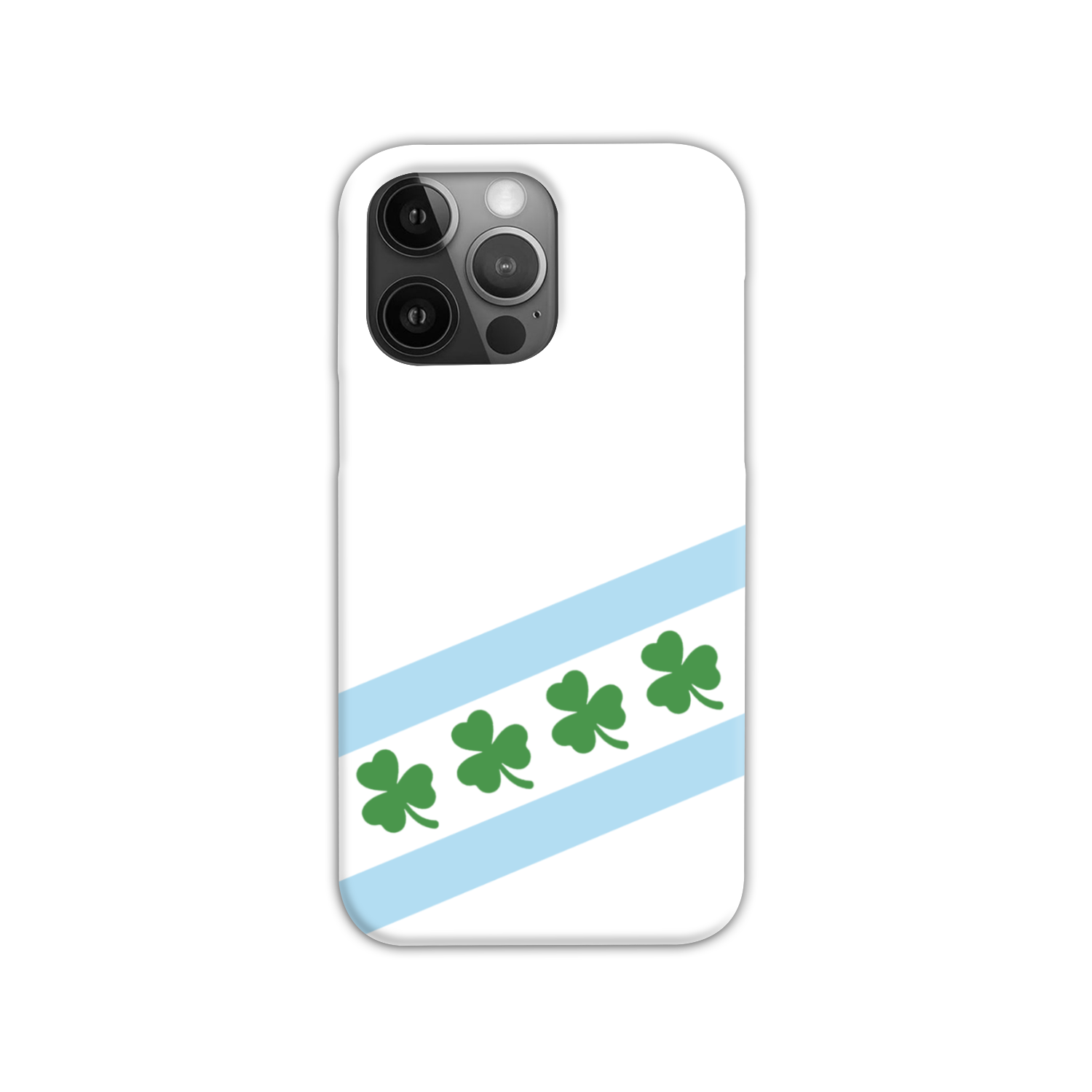 Chicago Flag Shamrock Slim Phone Case
