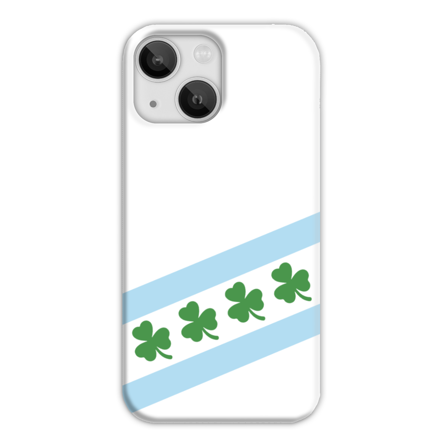 Chicago Flag Shamrock Slim Phone Case