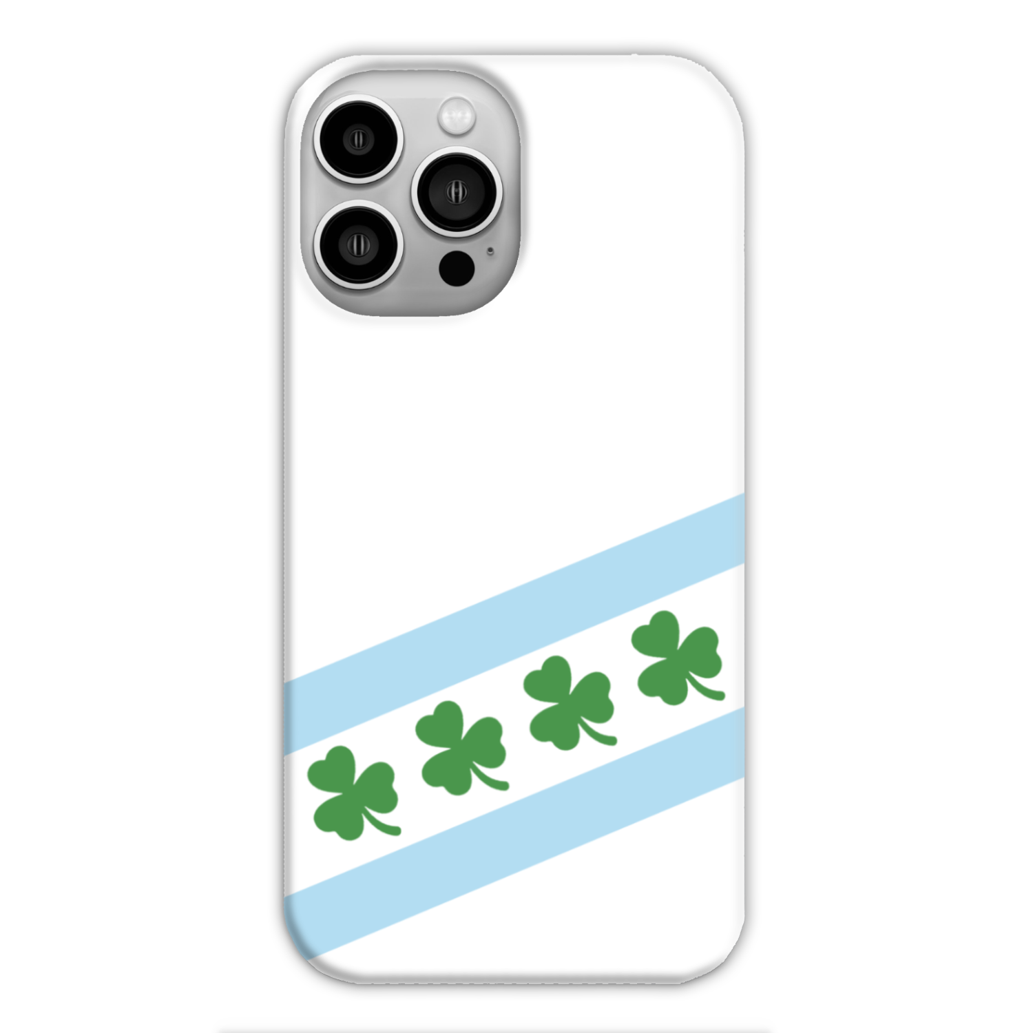 Chicago Flag Shamrock Slim Phone Case