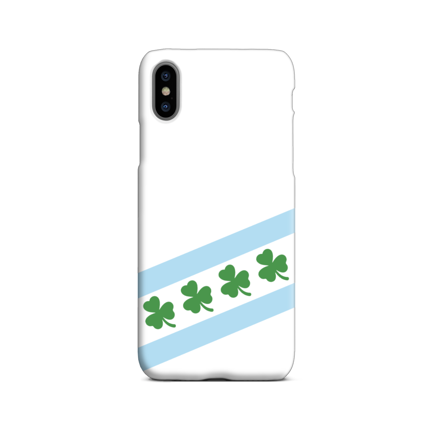 Chicago Flag Shamrock Slim Phone Case
