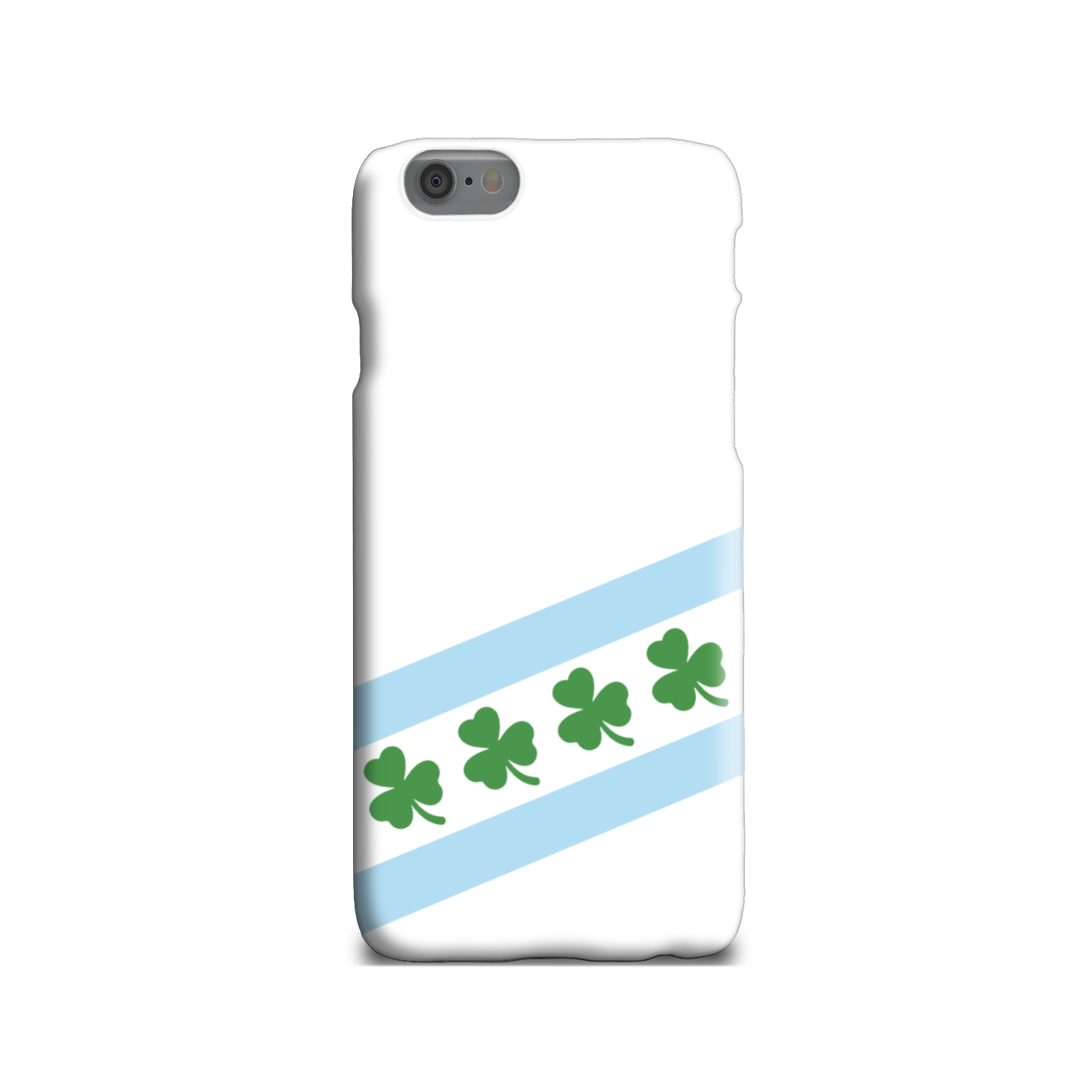 Chicago Flag Shamrock Slim Phone Case