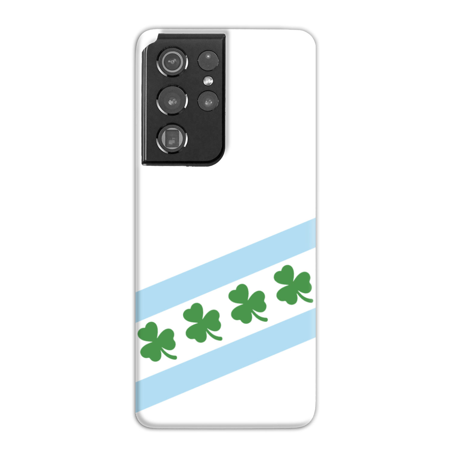 Chicago Flag Shamrock Slim Phone Case