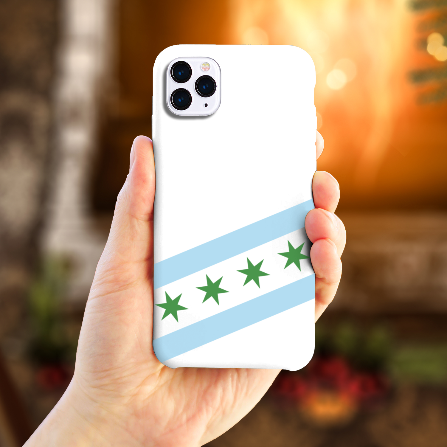 Chicago Flag St. Patty's Slim Phone Case