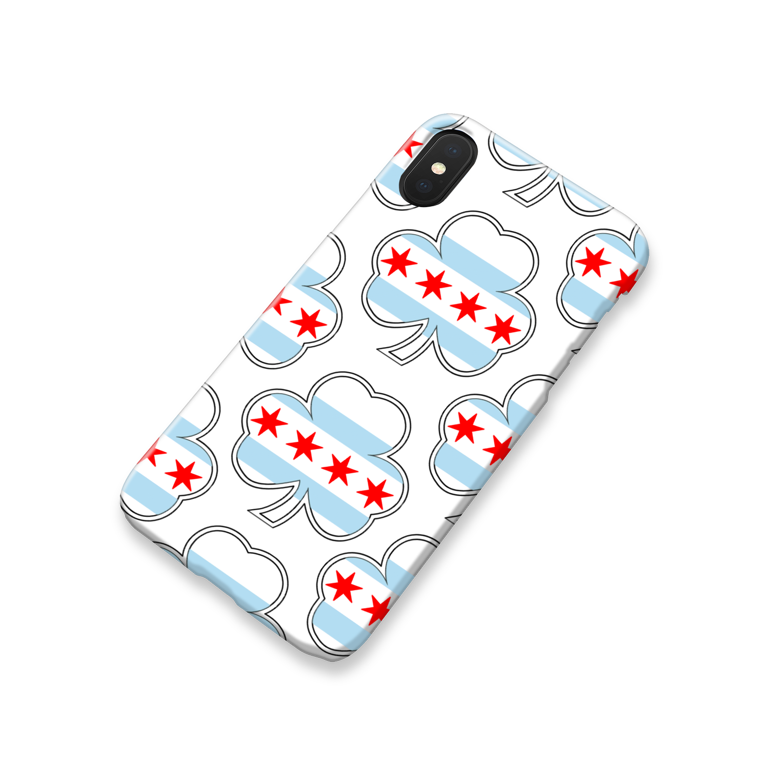 Chicago Flag Shamrock St. Patty's Slim Phone Case