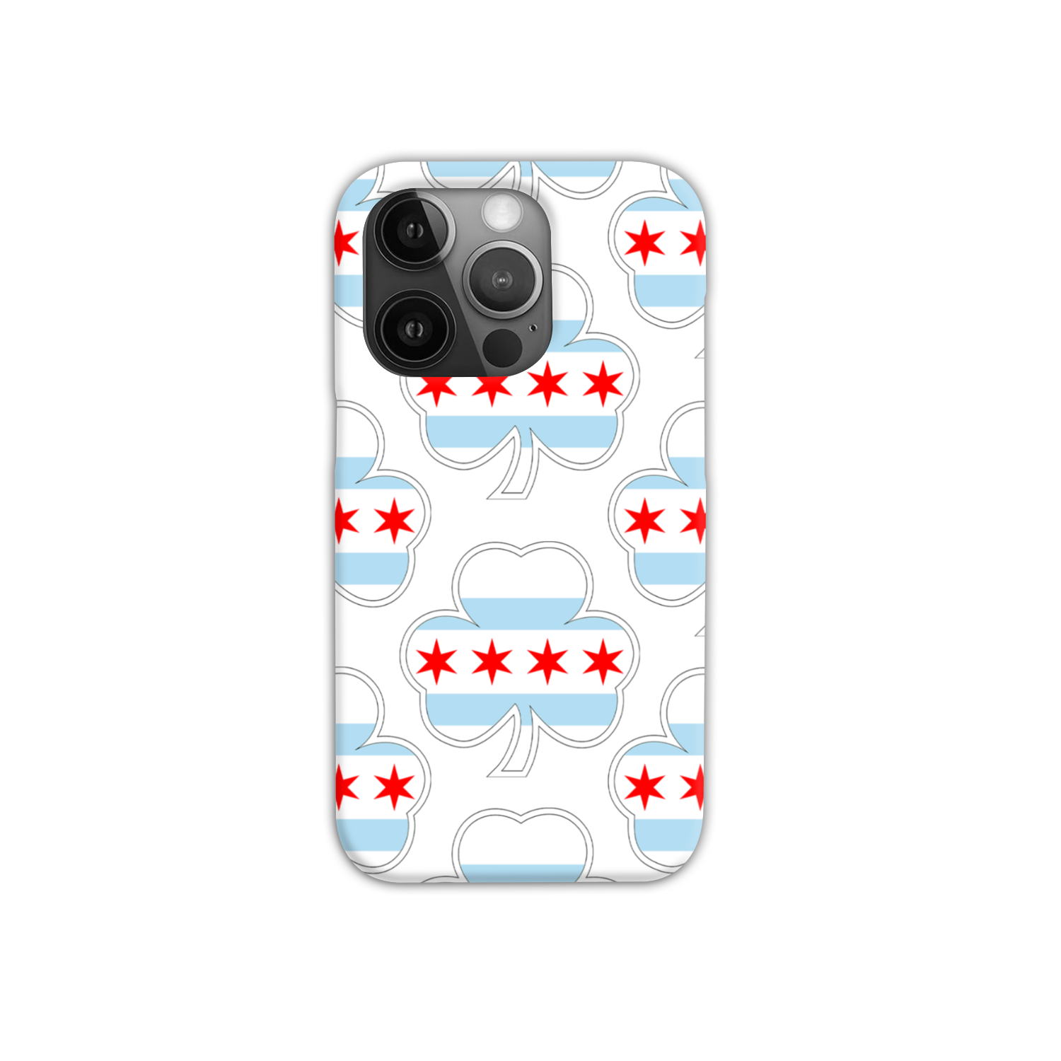 Chicago Flag Shamrock St. Patty's Slim Phone Case