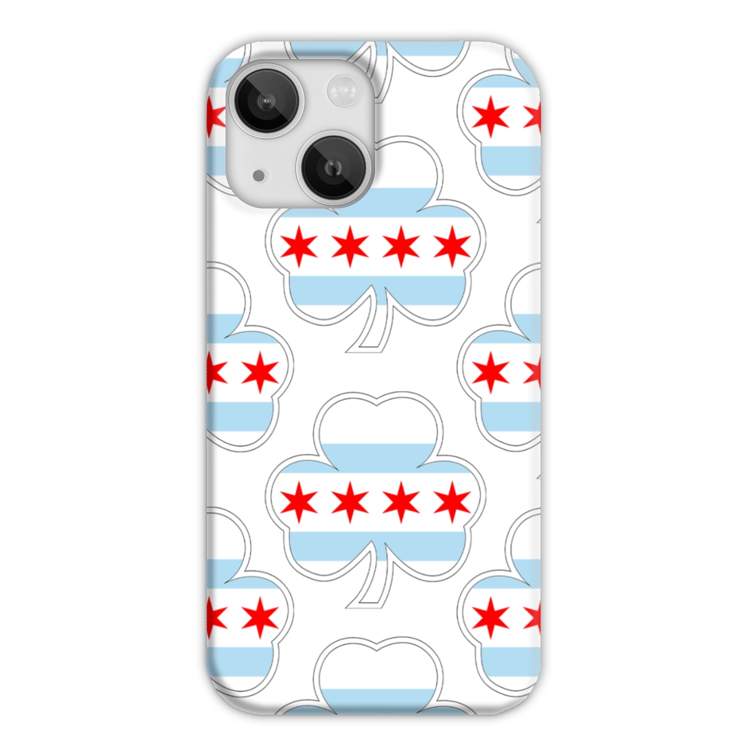 Chicago Flag Shamrock St. Patty's Slim Phone Case