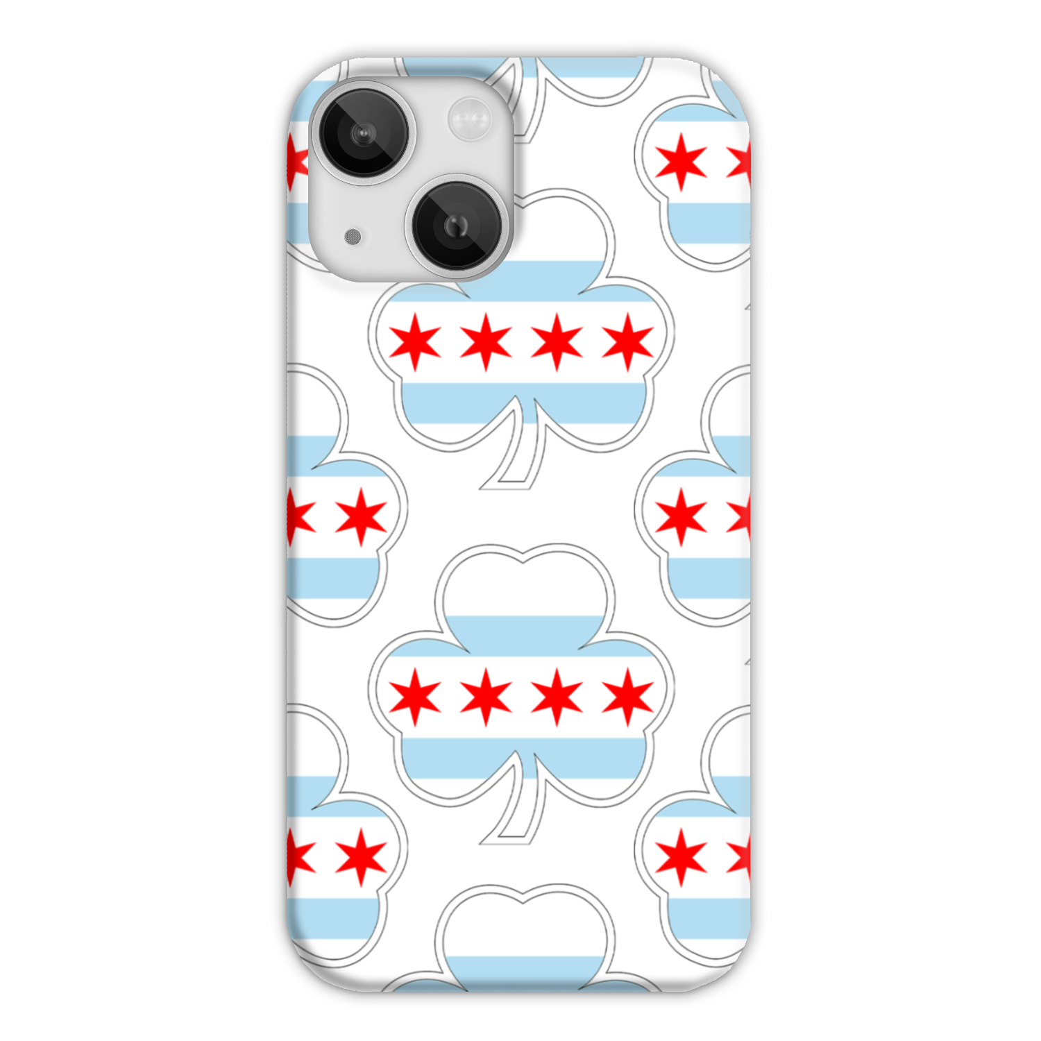 Chicago Flag Shamrock St. Patty's Slim Phone Case