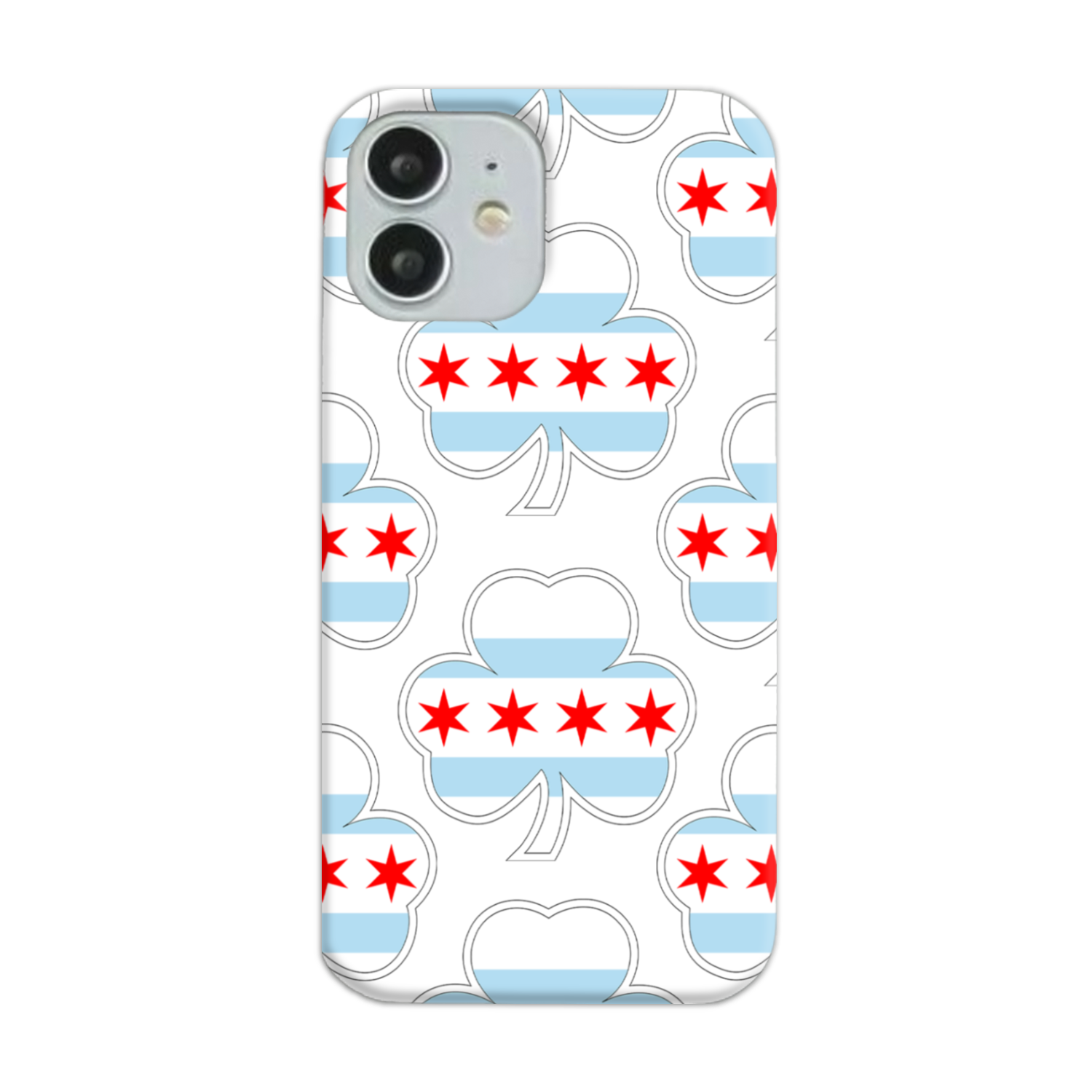 Chicago Flag Shamrock St. Patty's Slim Phone Case