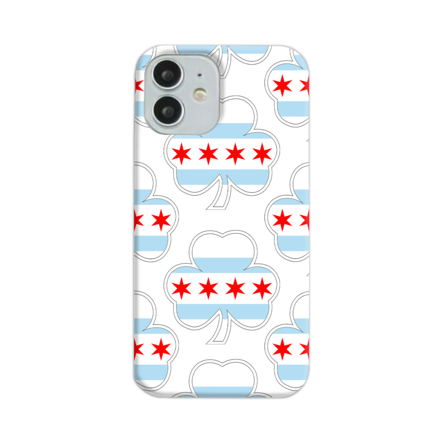 Chicago Flag Shamrock St. Patty's Slim Phone Case