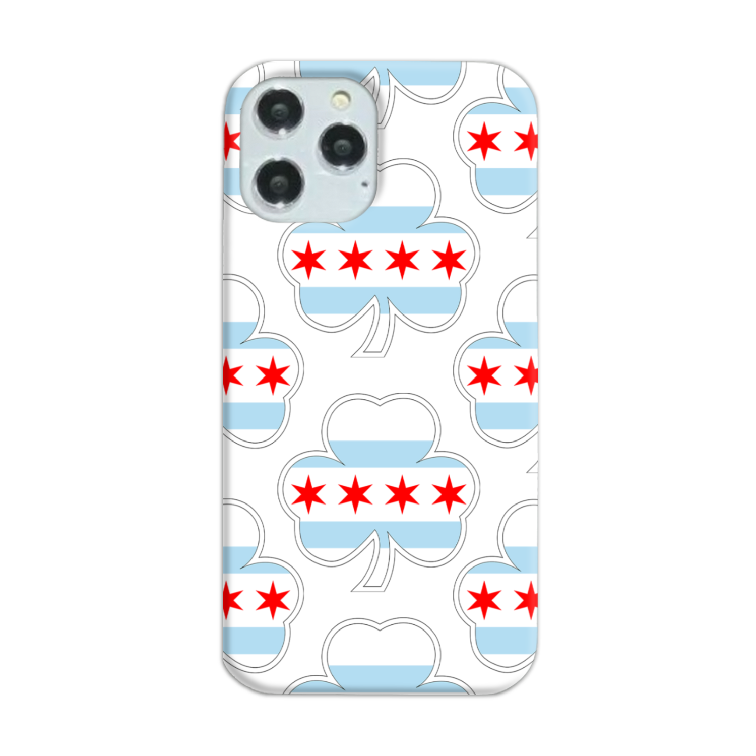 Chicago Flag Shamrock St. Patty's Slim Phone Case