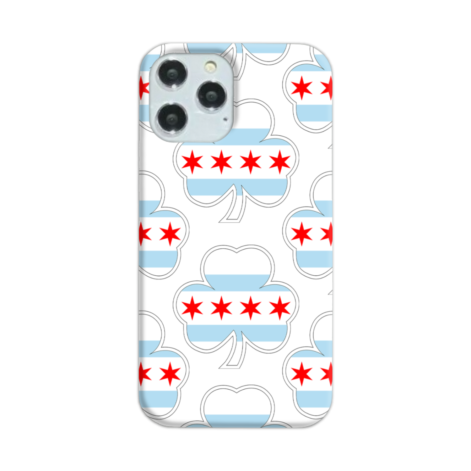 Chicago Flag Shamrock St. Patty's Slim Phone Case
