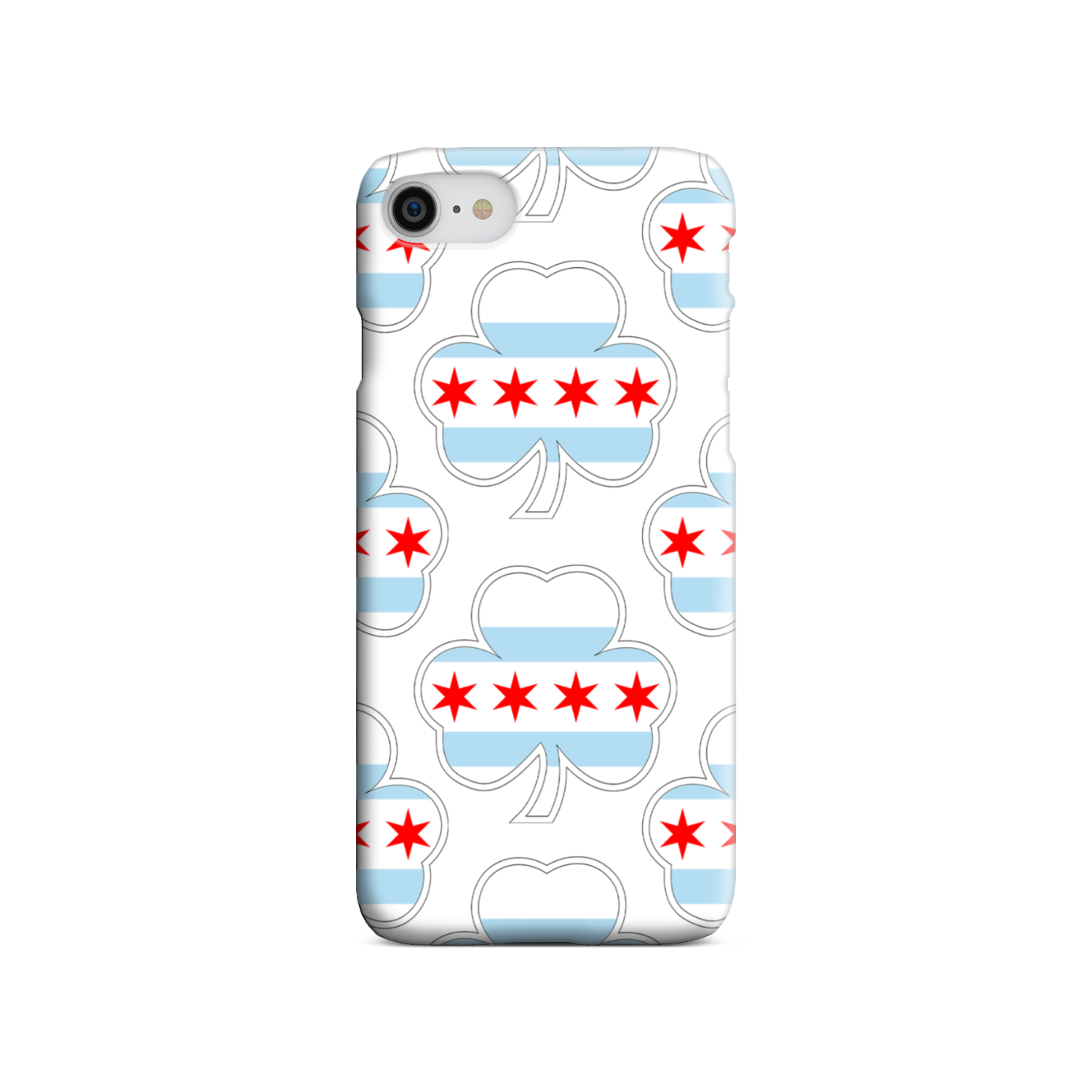 Chicago Flag Shamrock St. Patty's Slim Phone Case