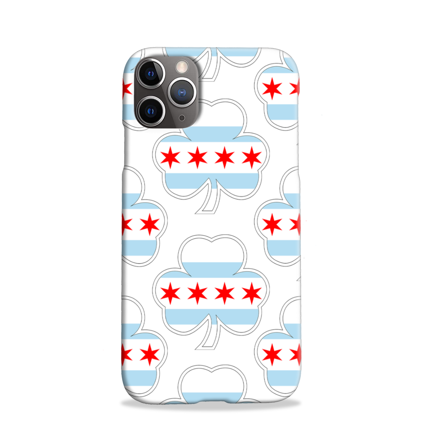 Chicago Flag Shamrock St. Patty's Slim Phone Case