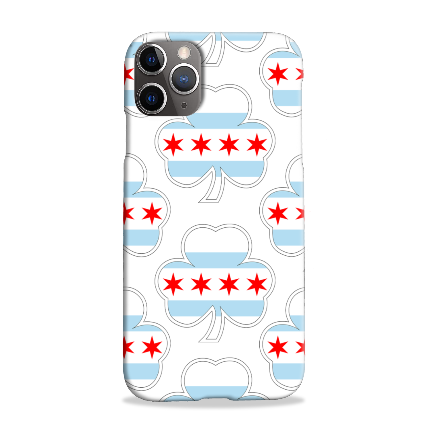 Chicago Flag Shamrock St. Patty's Slim Phone Case