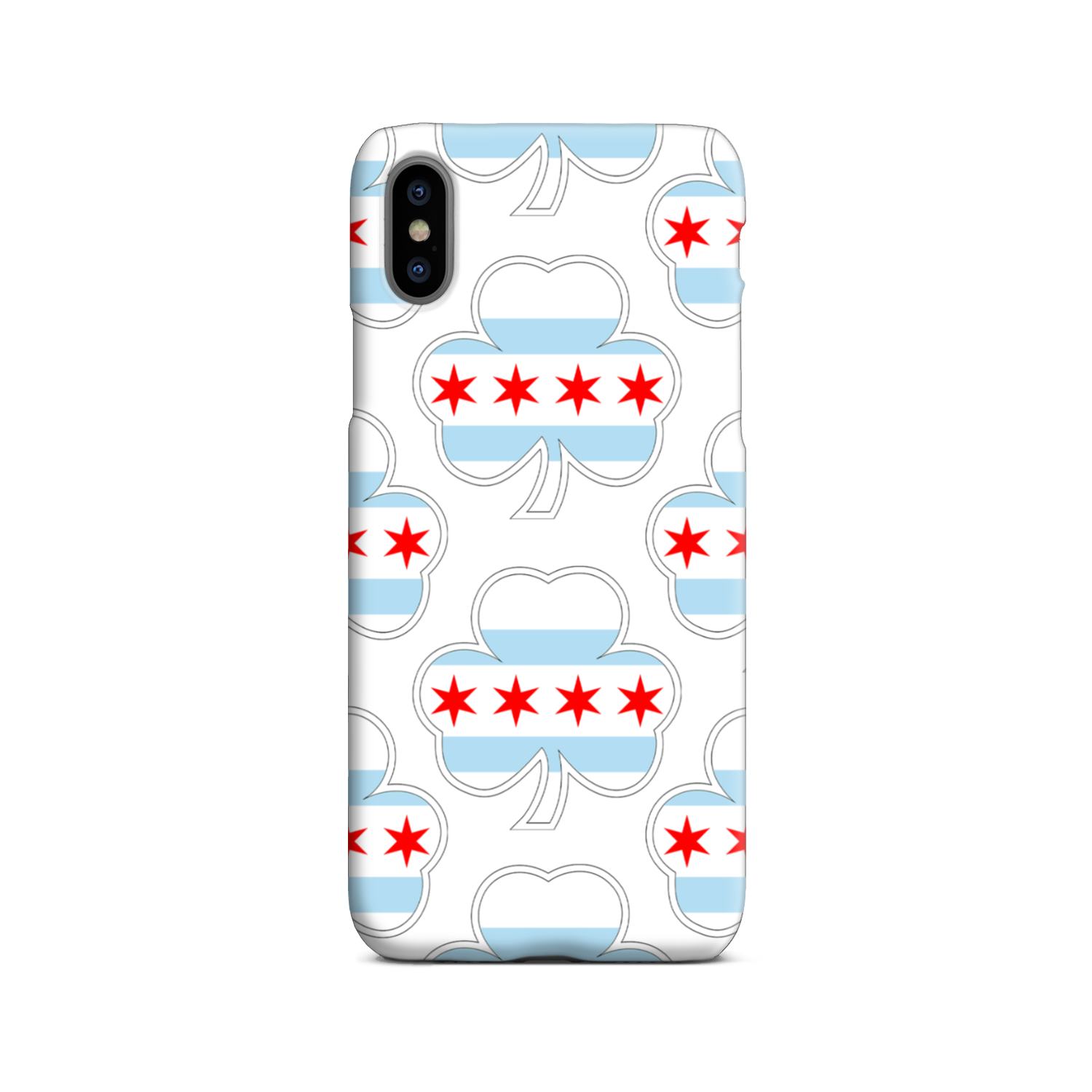 Chicago Flag Shamrock St. Patty's Slim Phone Case