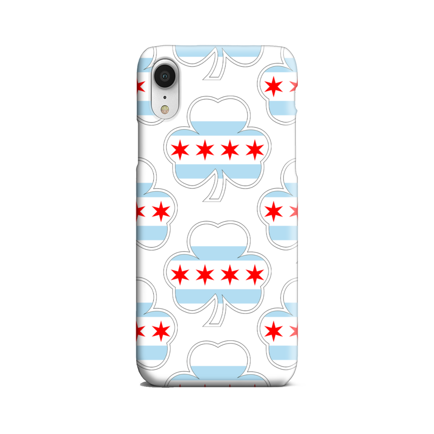 Chicago Flag Shamrock St. Patty's Slim Phone Case