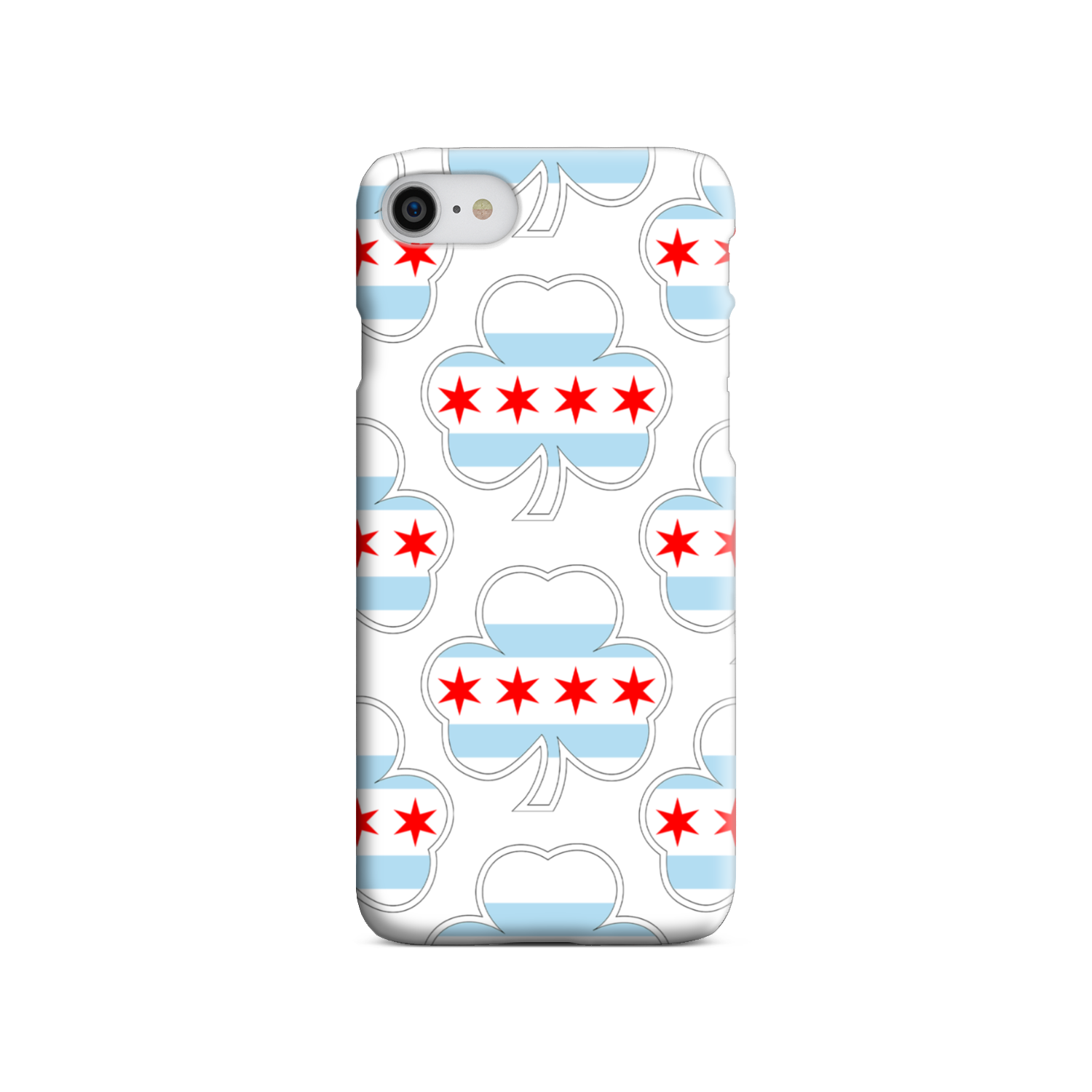 Chicago Flag Shamrock St. Patty's Slim Phone Case