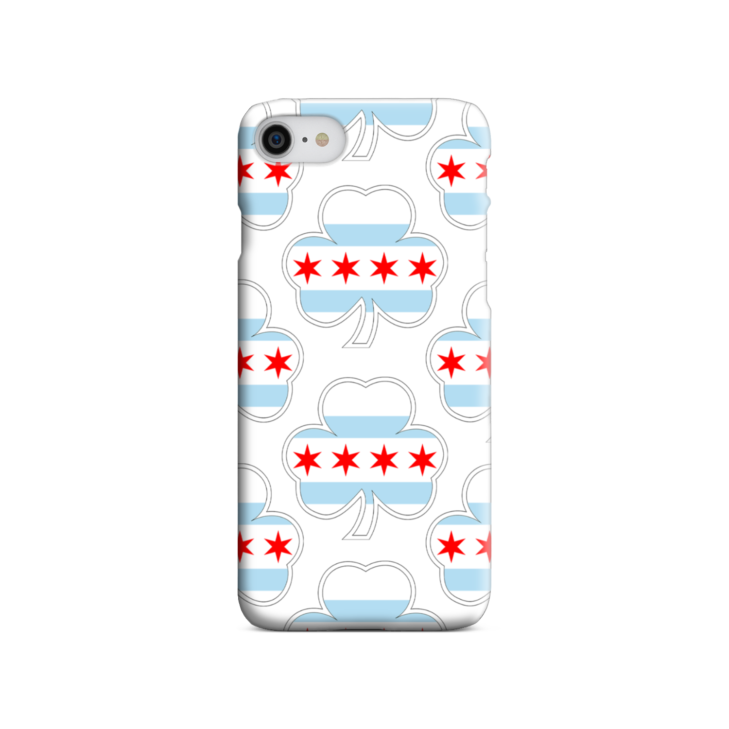 Chicago Flag Shamrock St. Patty's Slim Phone Case