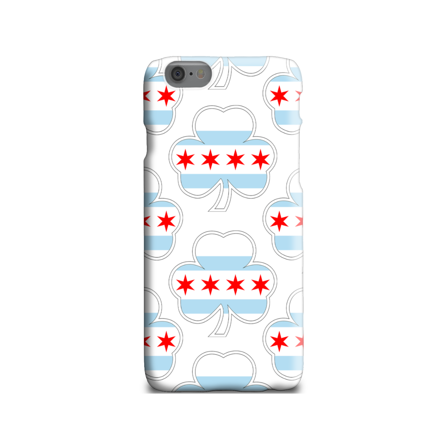 Chicago Flag Shamrock St. Patty's Slim Phone Case