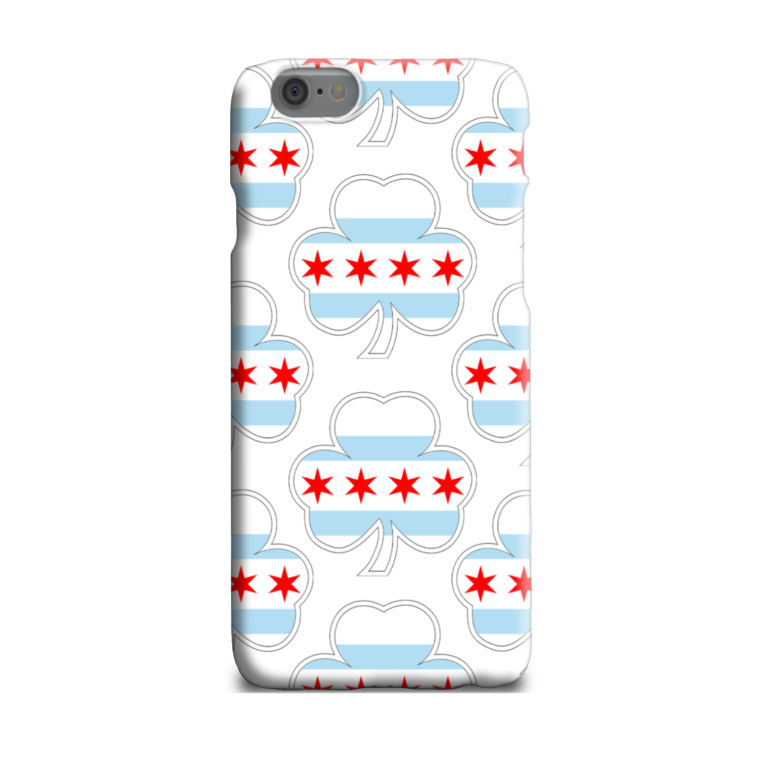 Chicago Flag Shamrock St. Patty's Slim Phone Case