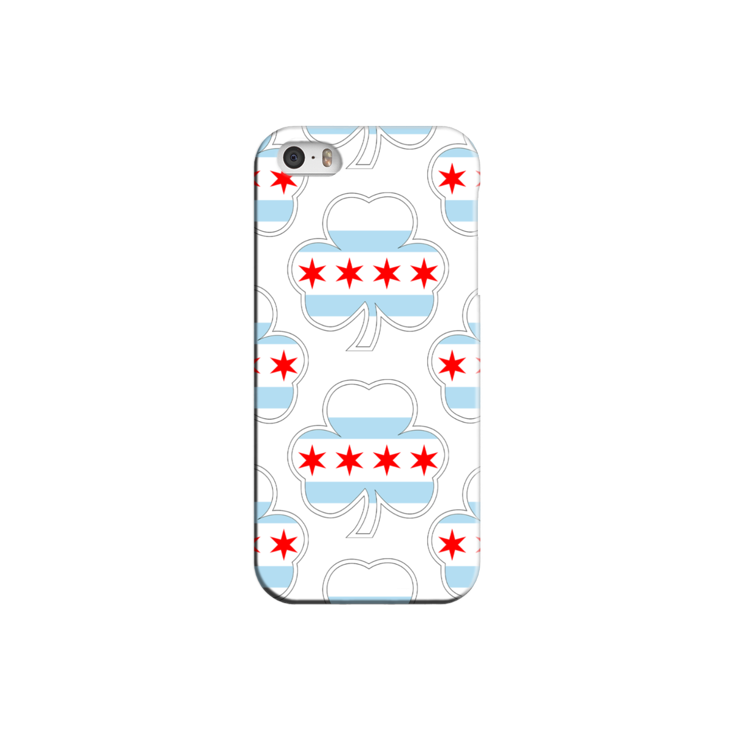 Chicago Flag Shamrock St. Patty's Slim Phone Case