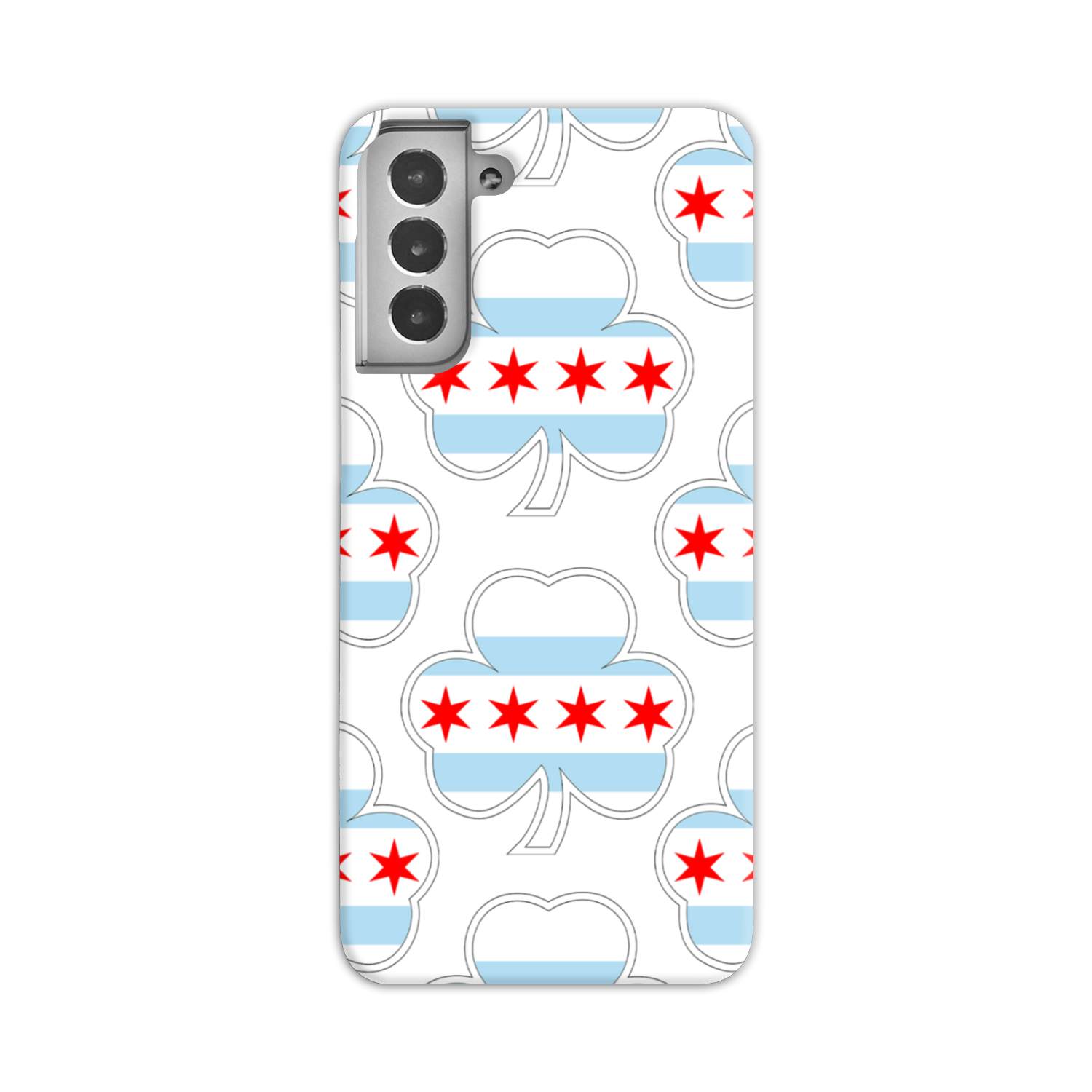 Chicago Flag Shamrock St. Patty's Slim Phone Case