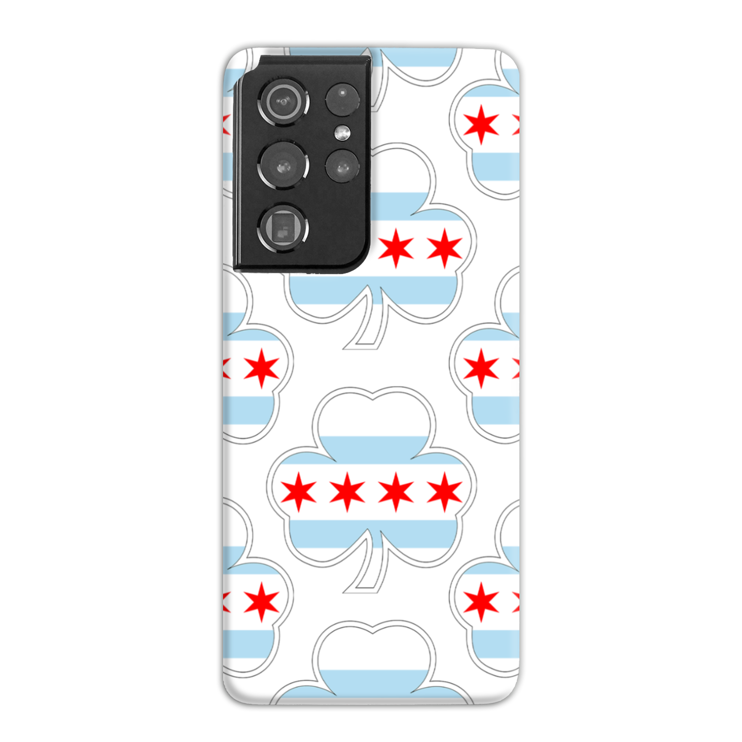 Chicago Flag Shamrock St. Patty's Slim Phone Case
