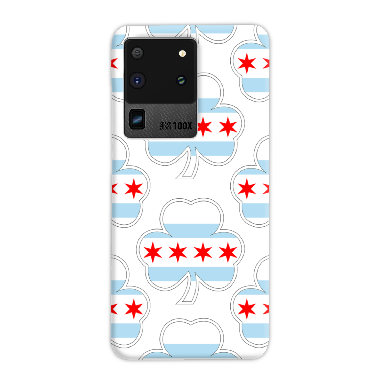 Chicago Flag Shamrock St. Patty's Slim Phone Case