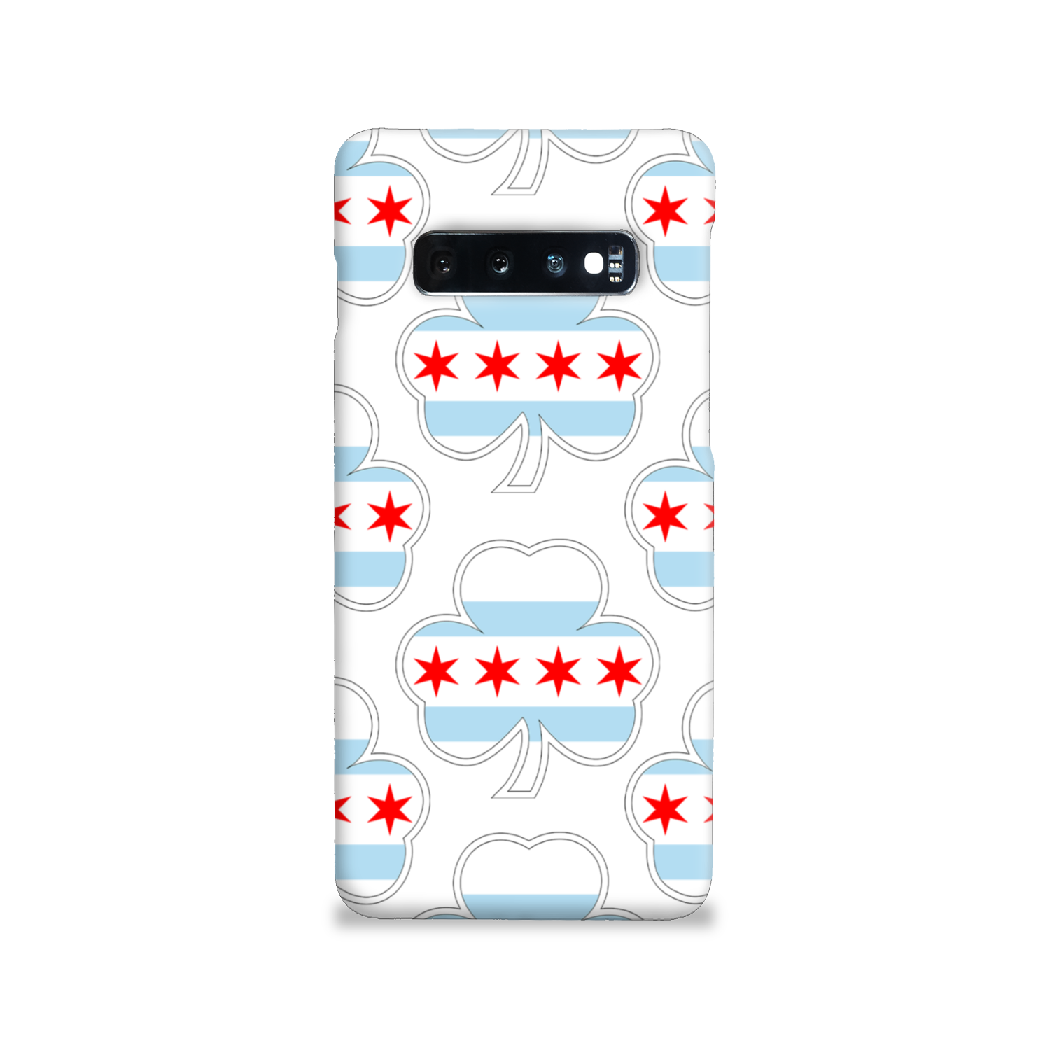 Chicago Flag Shamrock St. Patty's Slim Phone Case