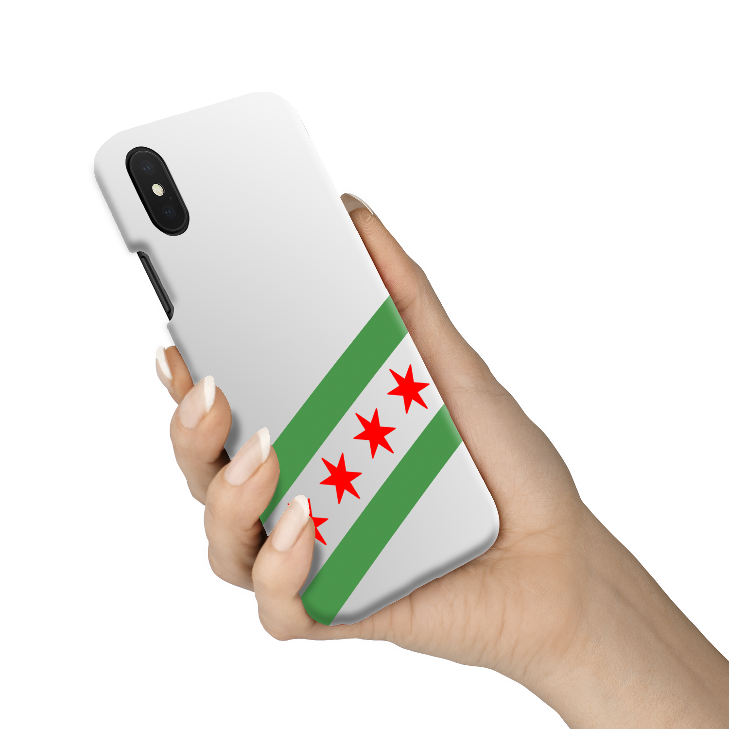 Chicago Flag Green River Slim Phone Case