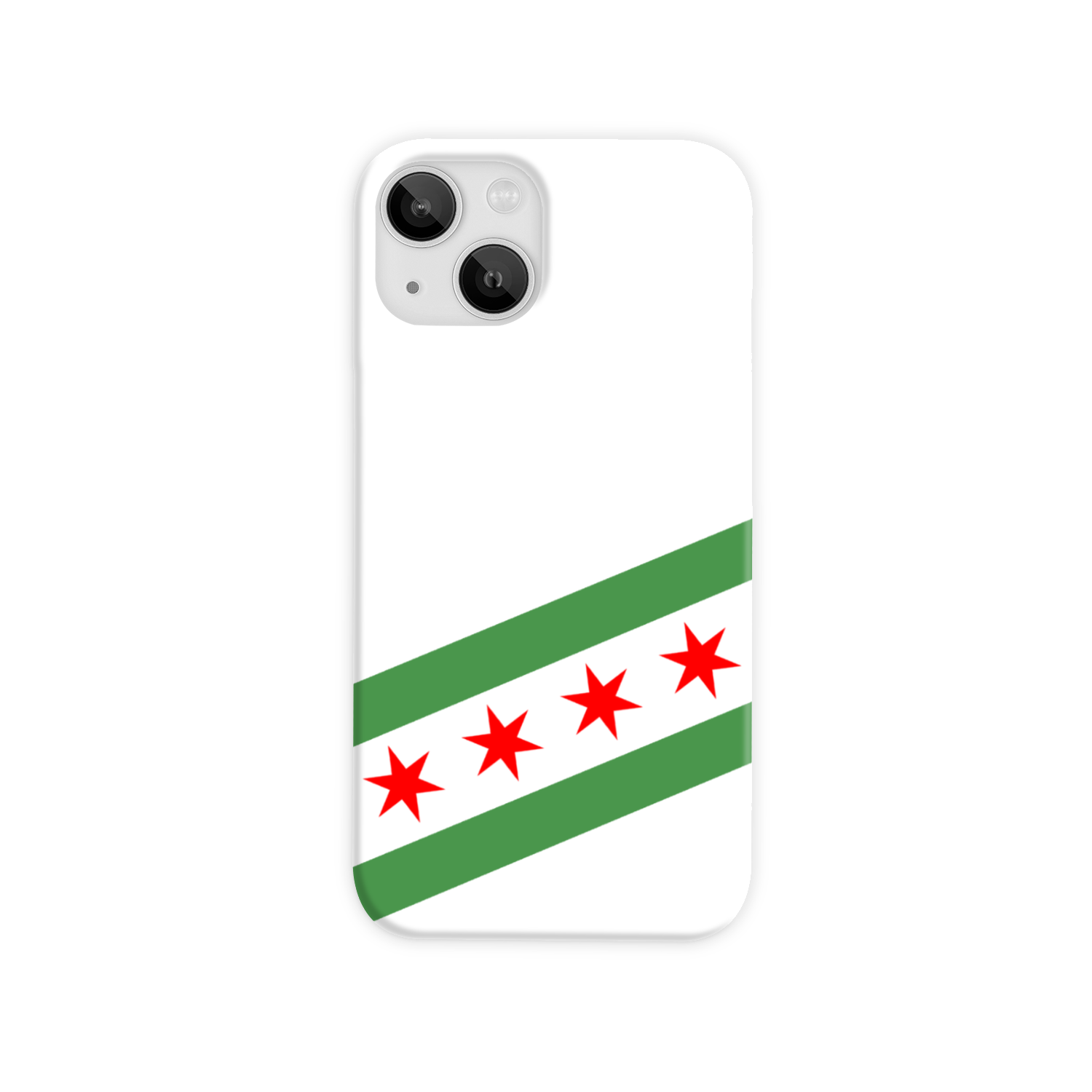 Chicago Flag Green River Slim Phone Case