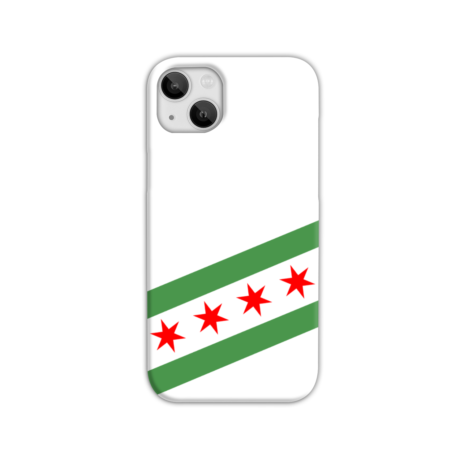 Chicago Flag Green River Slim Phone Case