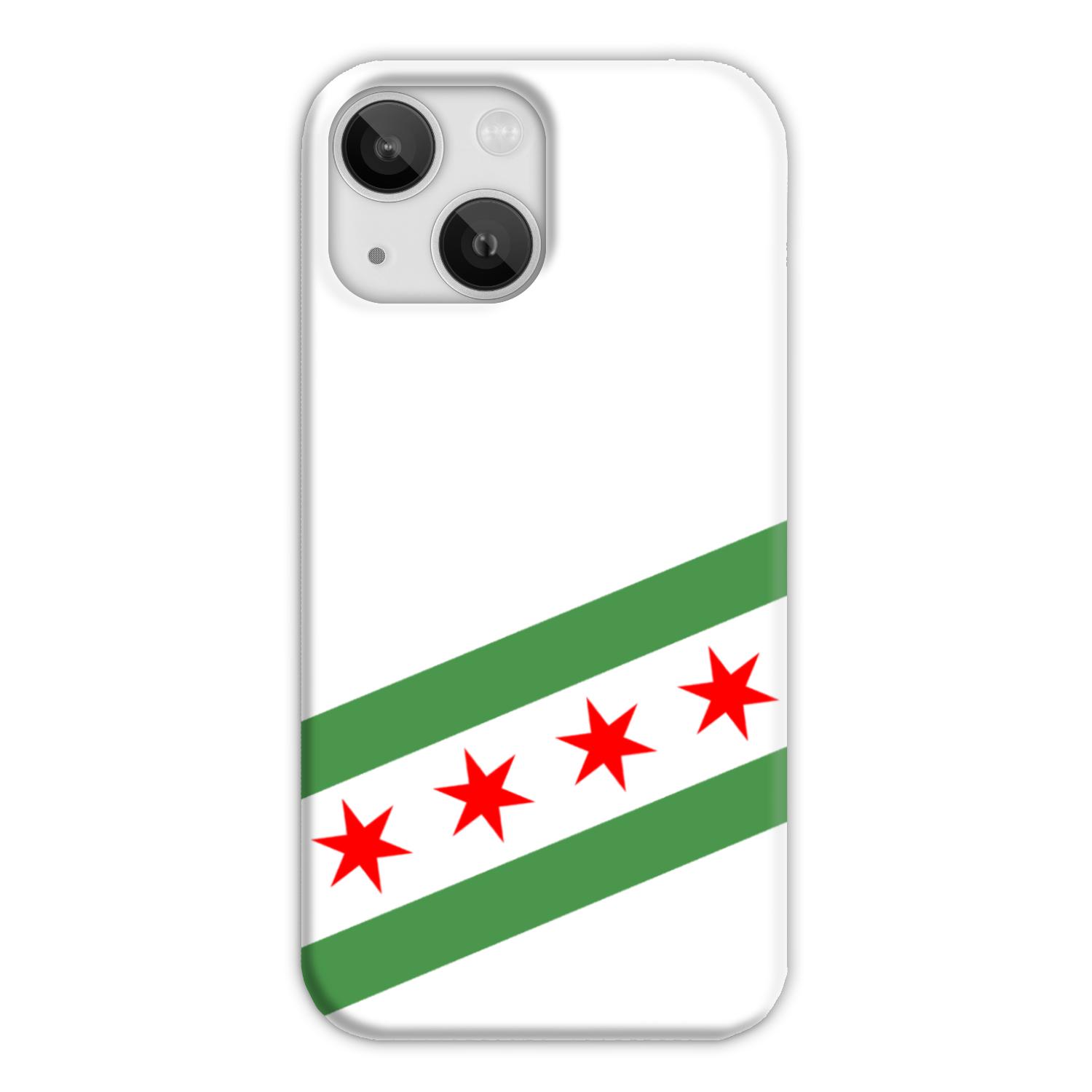 Chicago Flag Green River Slim Phone Case