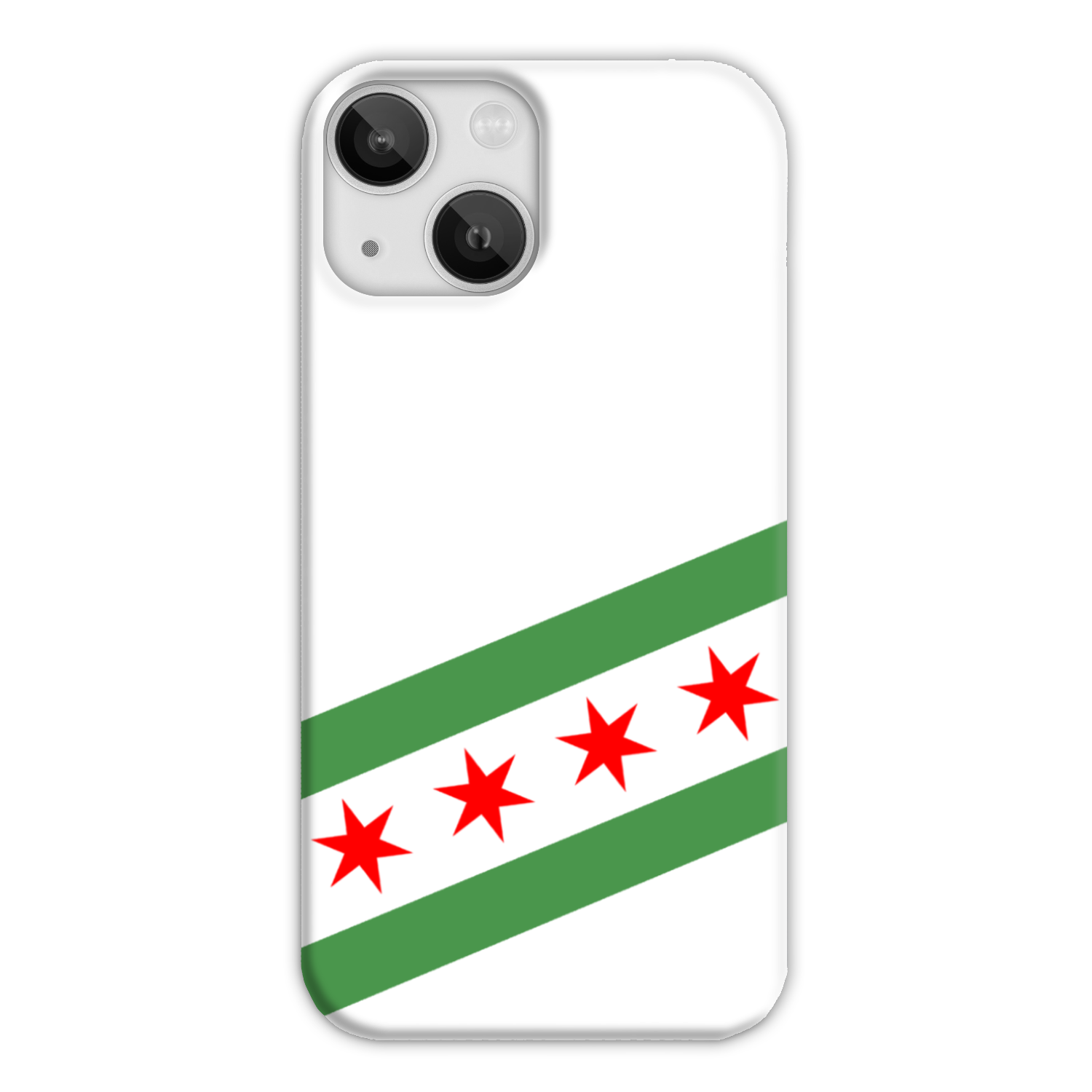 Chicago Flag Green River Slim Phone Case