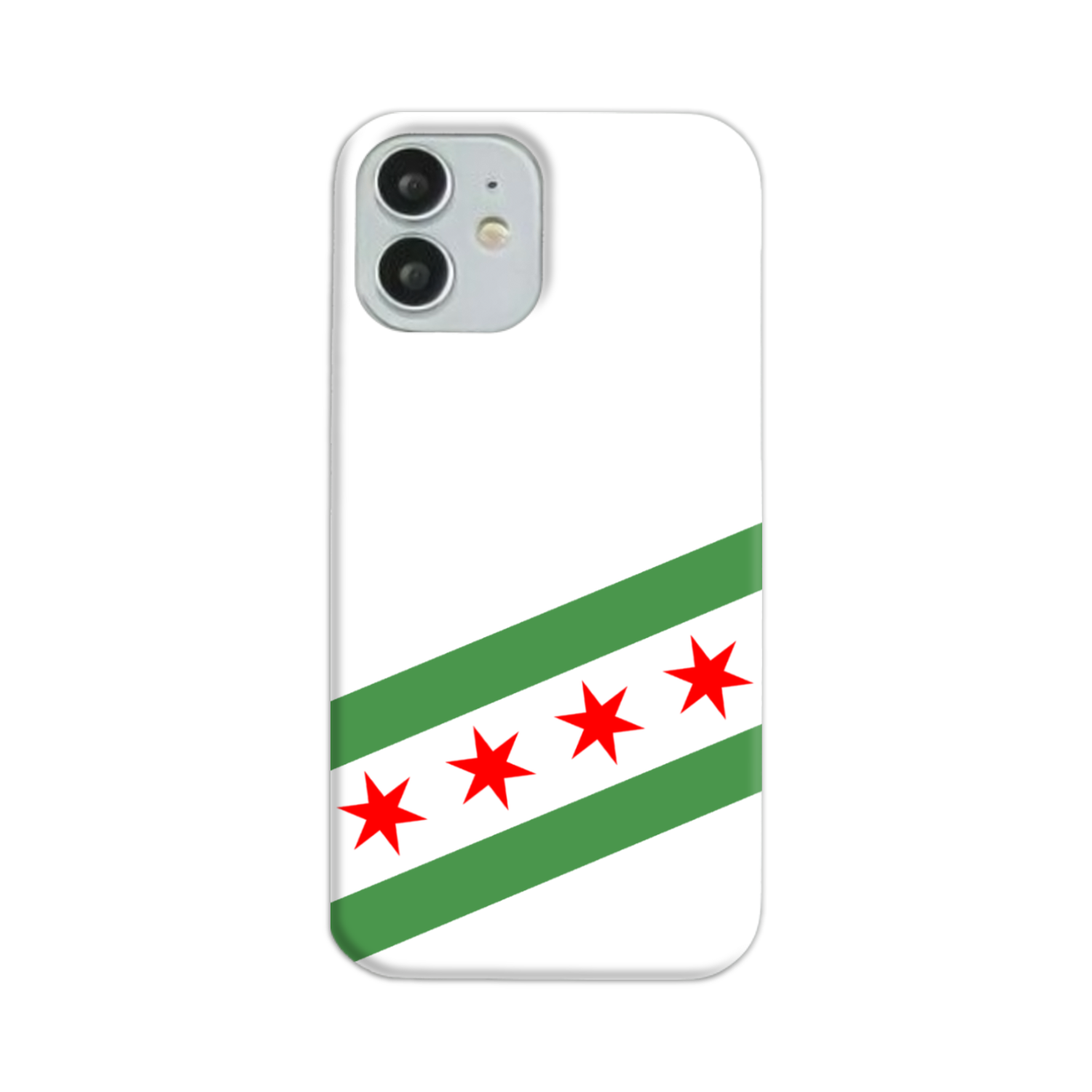 Chicago Flag Green River Slim Phone Case