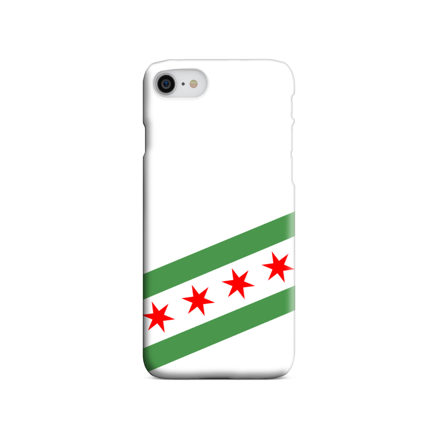 Chicago Flag Green River Slim Phone Case