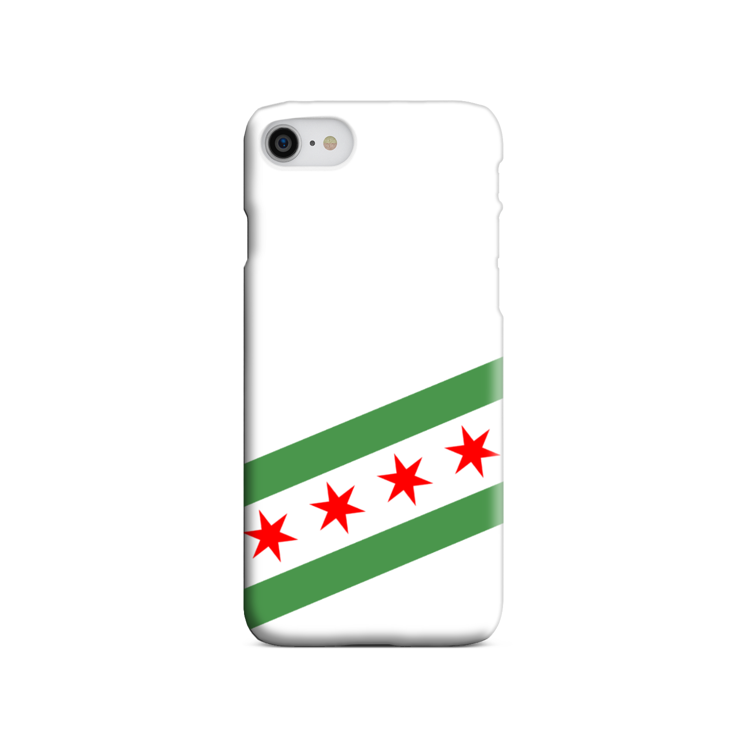 Chicago Flag Green River Slim Phone Case