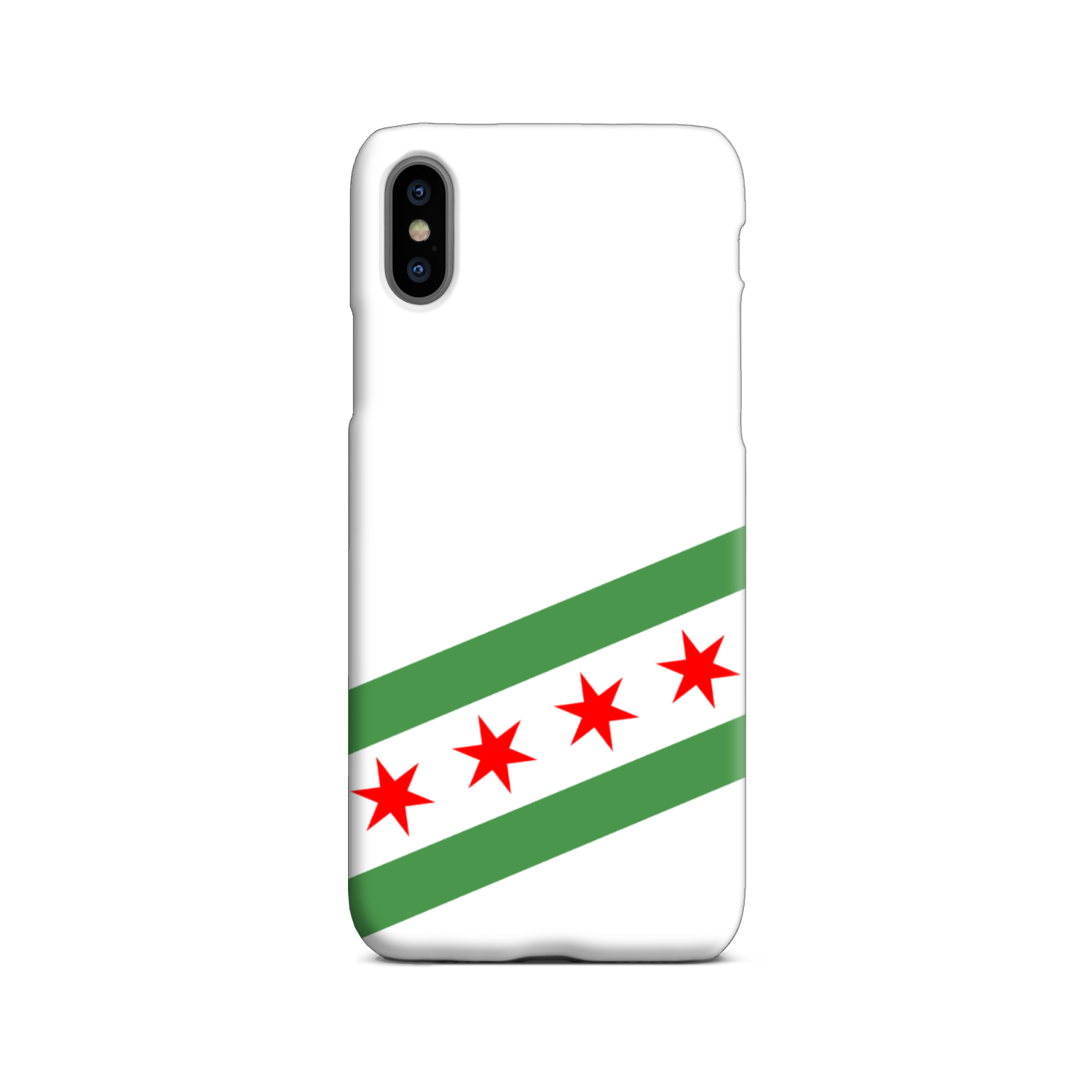 Chicago Flag Green River Slim Phone Case