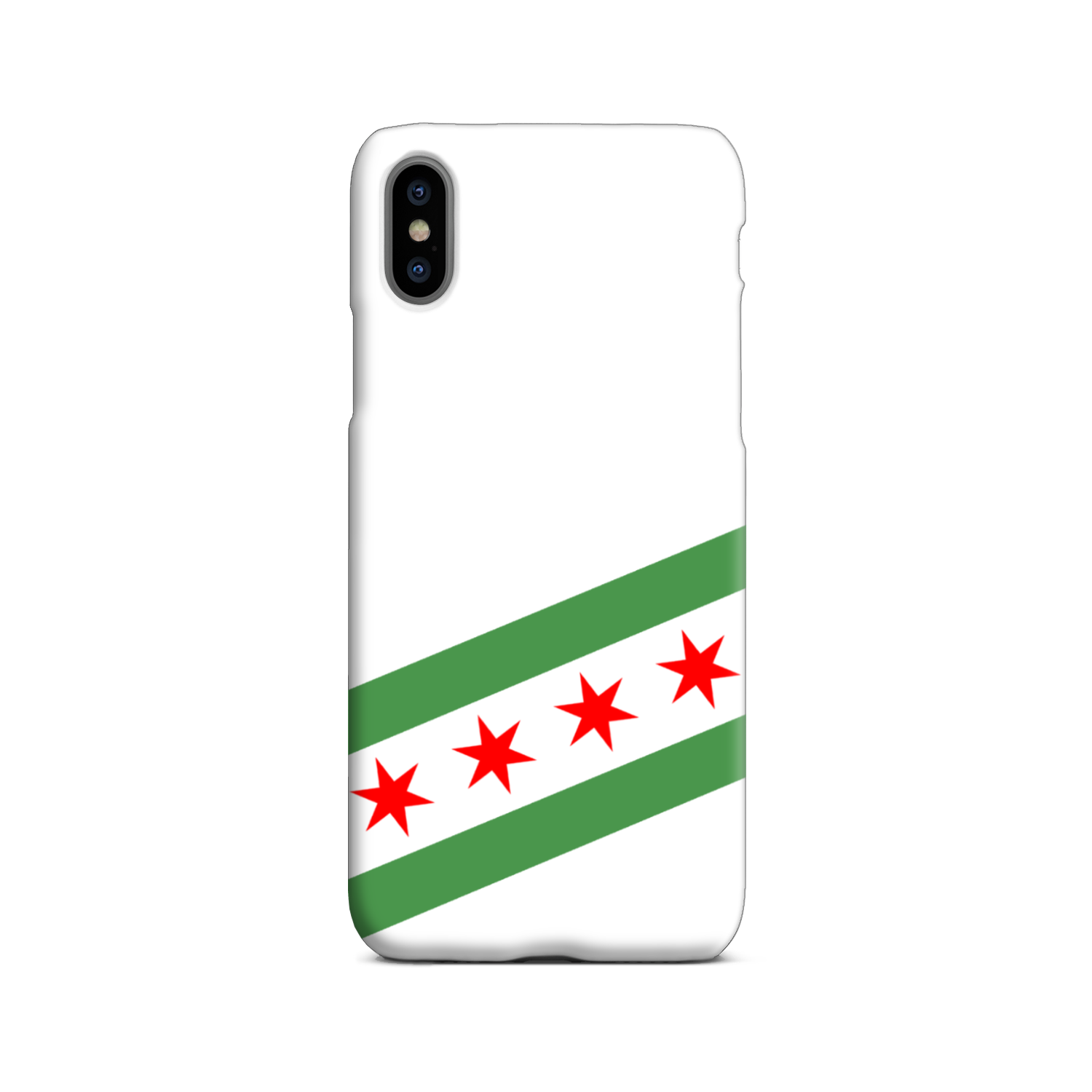 Chicago Flag Green River Slim Phone Case