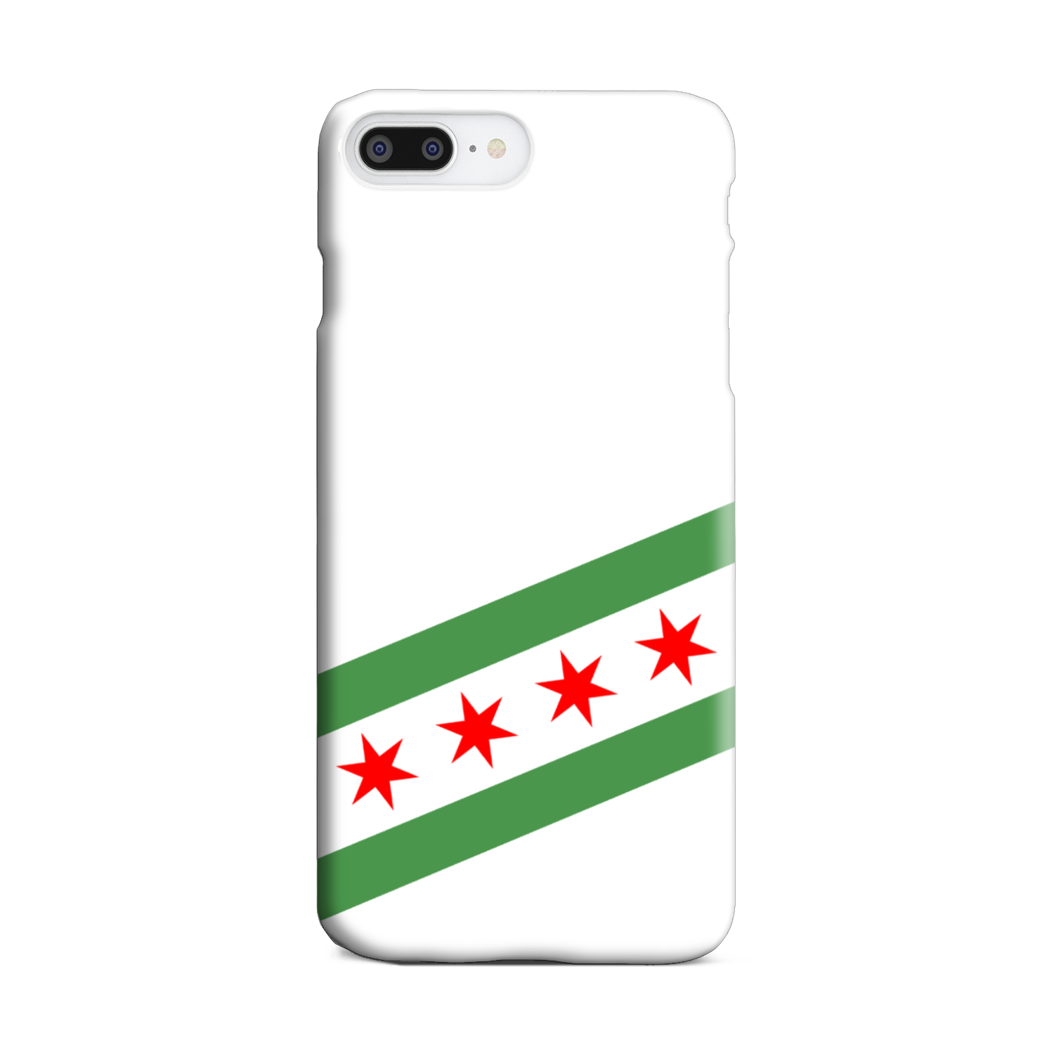 Chicago Flag Green River Slim Phone Case